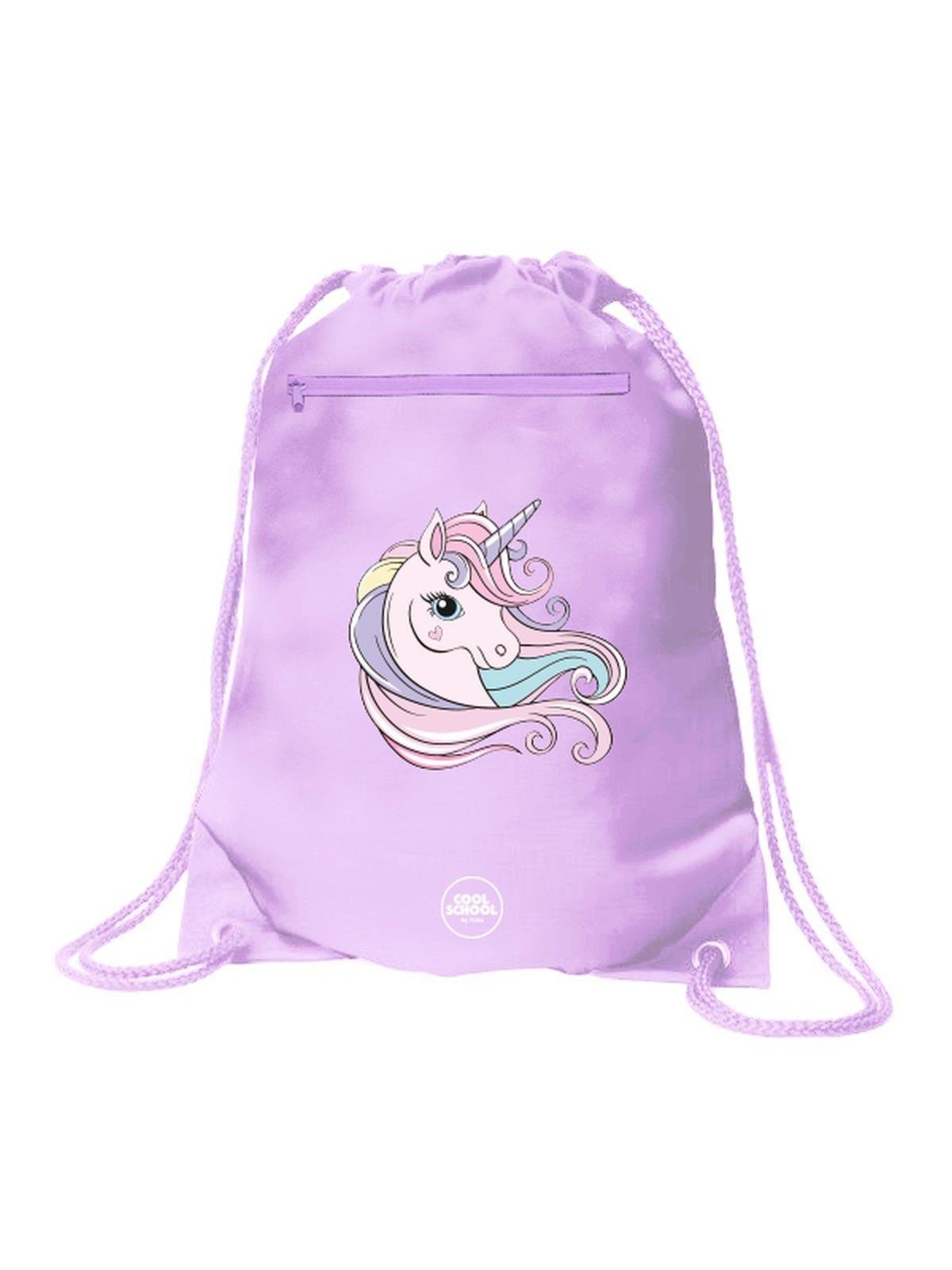 Tinka Gymbag 34x45cm Unicorn Lilla Cool School - Schul Zubehoer - 8-804706