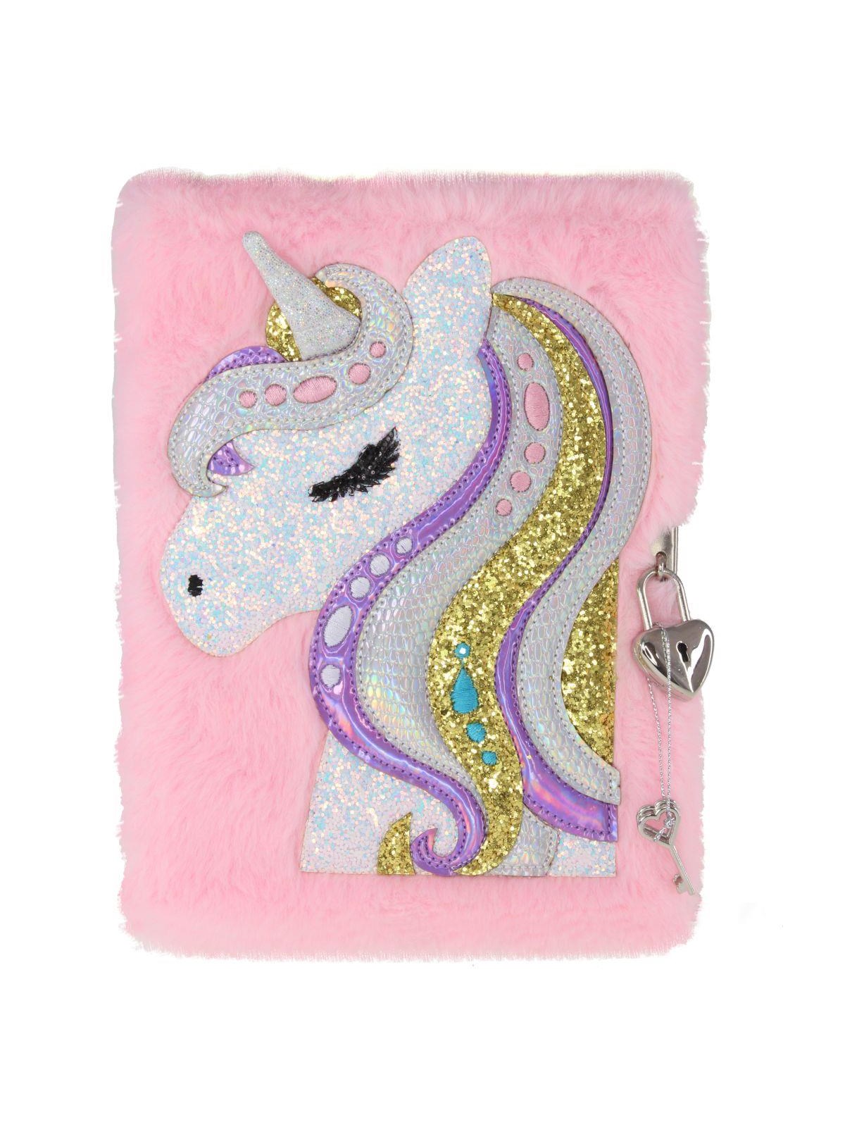Tinka Diary Plush Unicorn Rosa - Schul Zubehoer - 8-802140