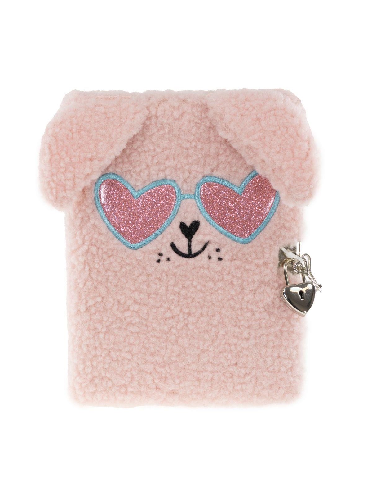 Tinka Diary Plush Dog Rosa M/glasses - Schul Zubehoer - 8-802177