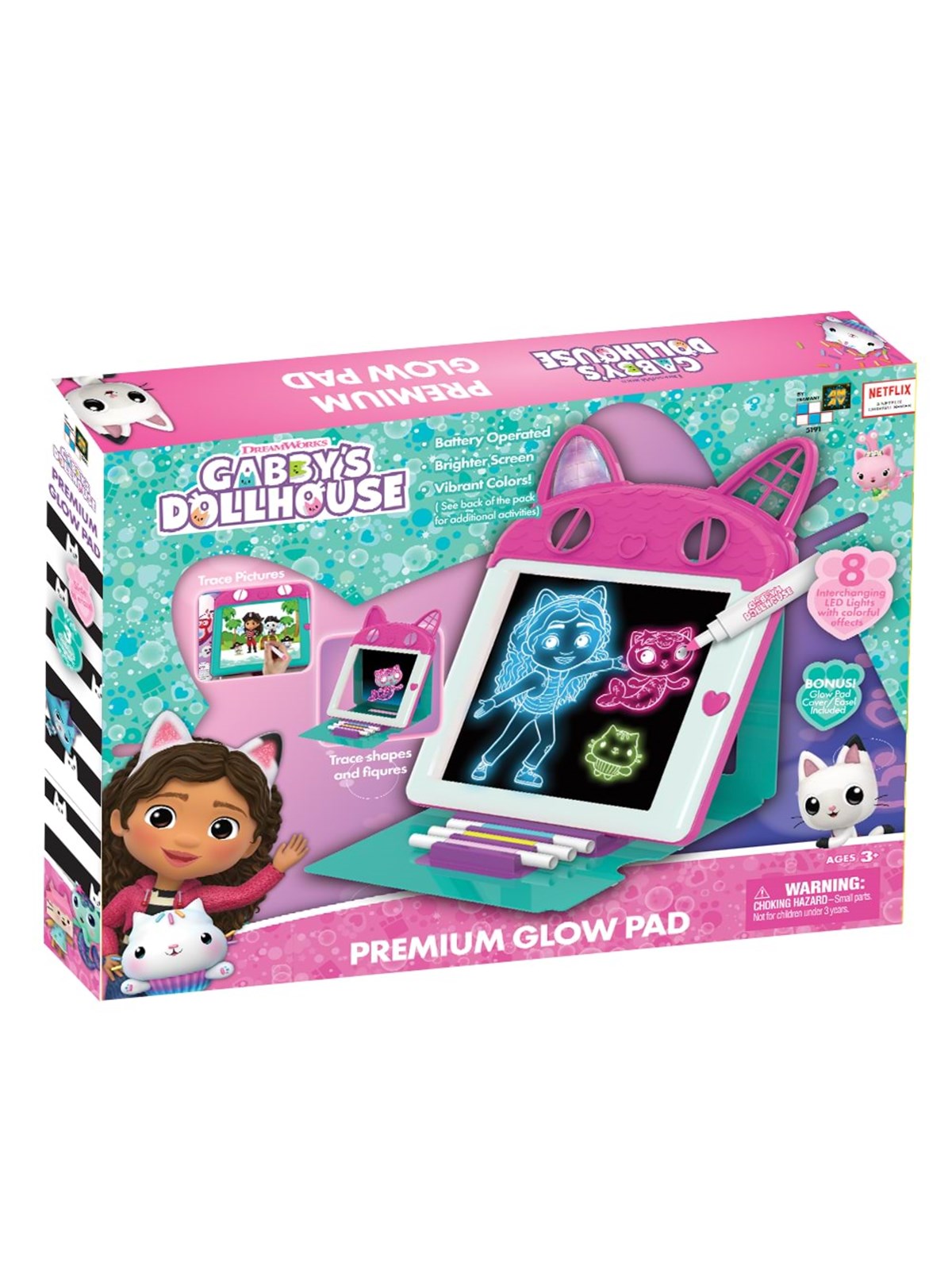 Original Glow Pad Gabby's Dollhouse Premium Glow Pad - Kreativ Spiele - 107100