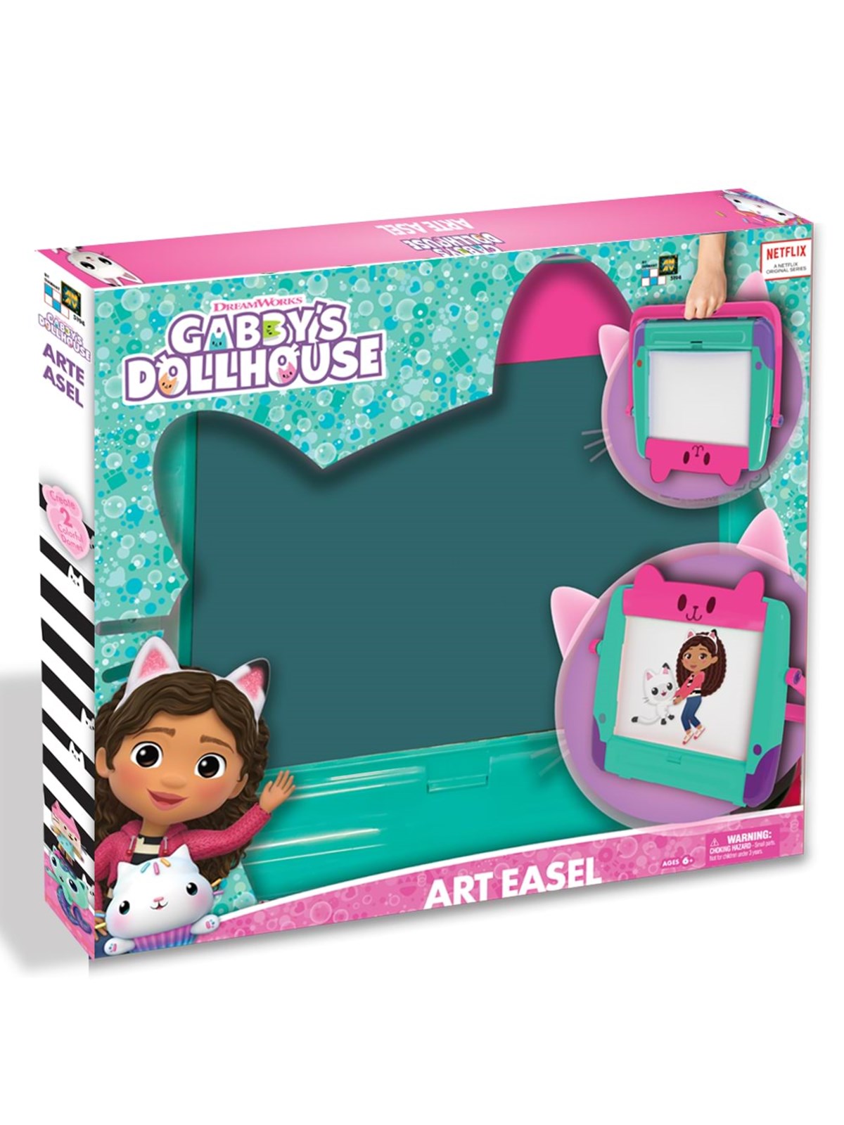 Diamant Gabby's Dollhouse 4-i-1 Art Easel - Kreativ Spiele - 107110