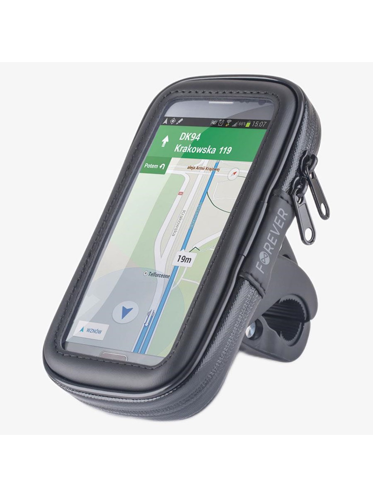 Forever Xxl Waterproof 6.5" Bicycle Mobile Holder Black - Handys Anderes Zubehoer - Gsm044309