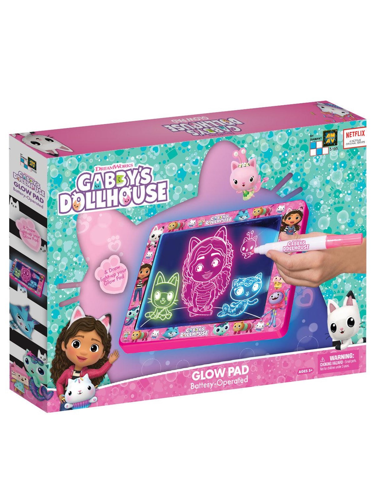 Original Glow Pad Gabby's Dollhouse Glow Pad - Kreativ Spiele - 107103