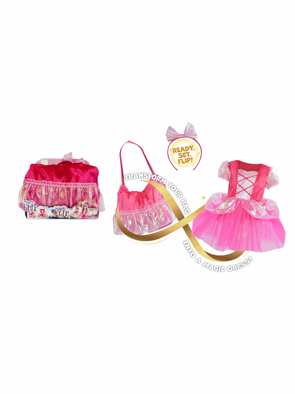 Magic Flip Pink Princess 110 - 116 cm - Rollenspiele - 604500