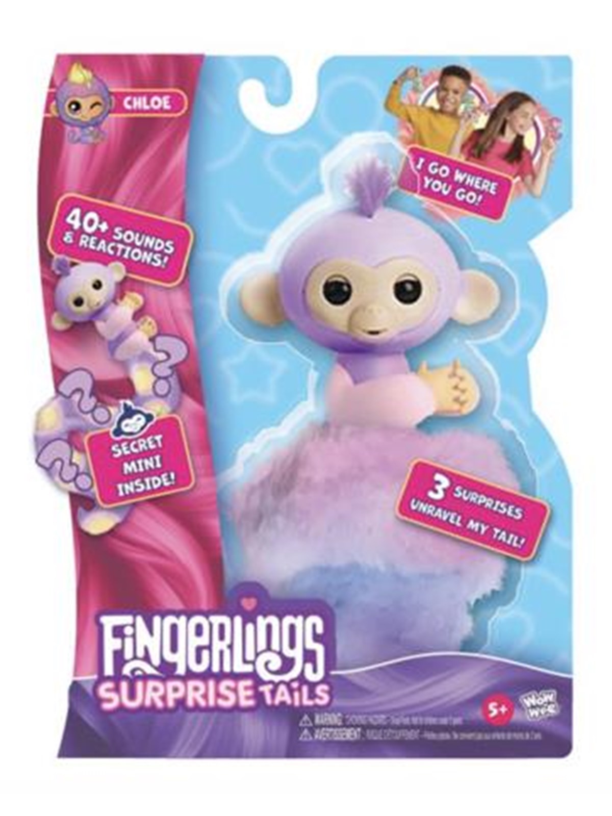 Fingerlings Snuggle Tails - Monkey - Figuren - 602021