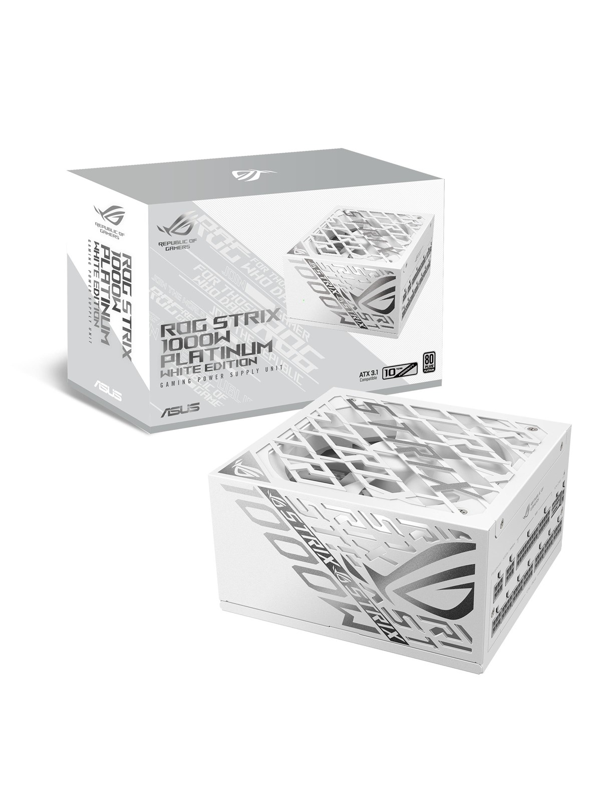 Asus Rog Strix 1000w Netzteile - 1000 Watt - Atx 3.1 - 80 Plus Platinium - 90ye00w4-b0na00