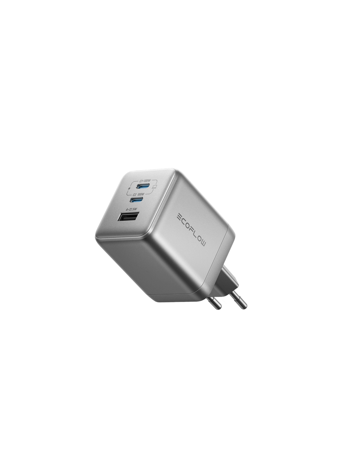 Ecoflow Rapid Pro 100w - Gan Fast Charger (Usb-a + 2x Usb-c) - Handys Adapter Und Ladegeraete - Efa-100w-gan-charger