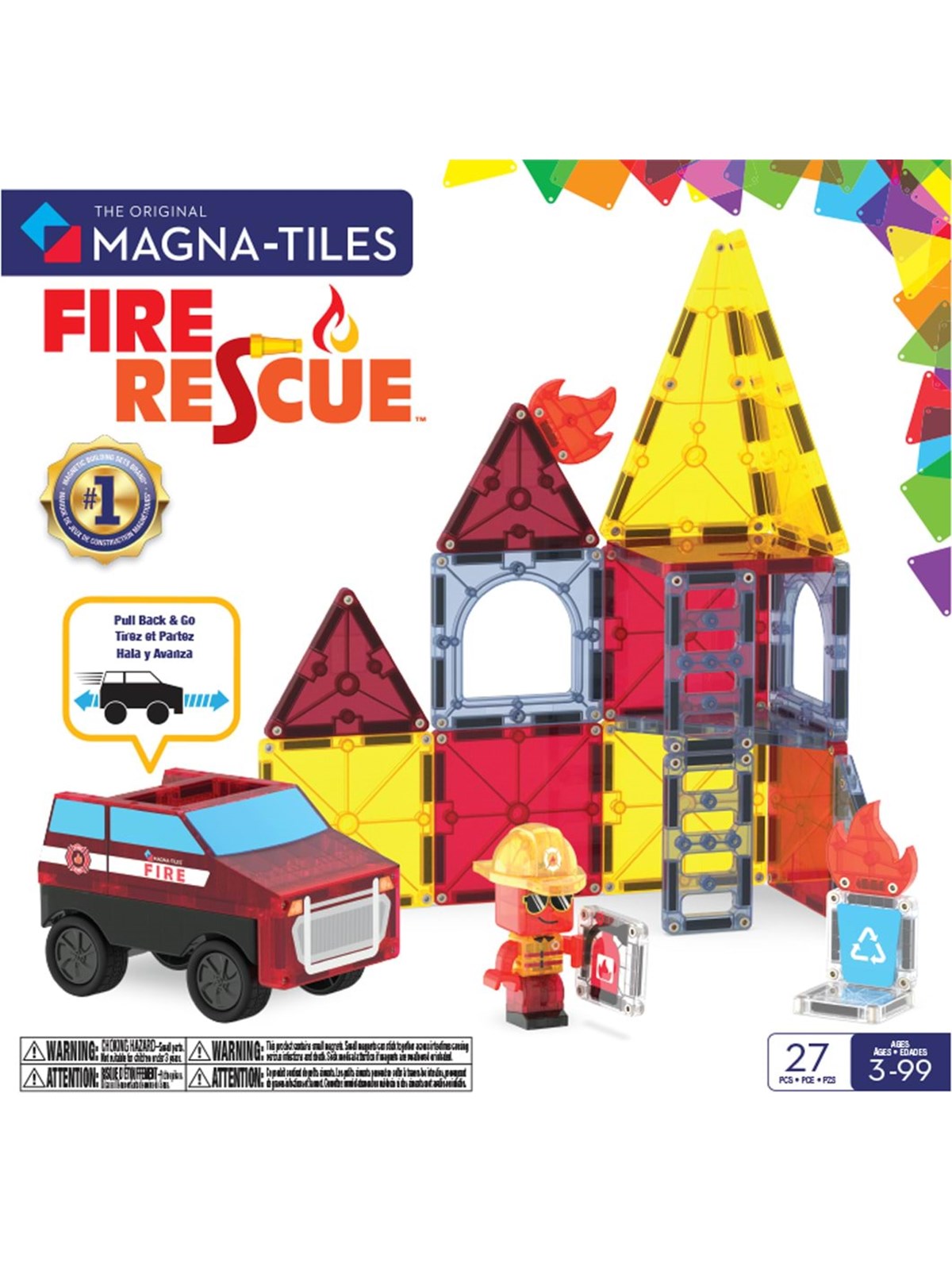 Magna-tiles Fire Rescue 27 Pcs - Bausets - 90360