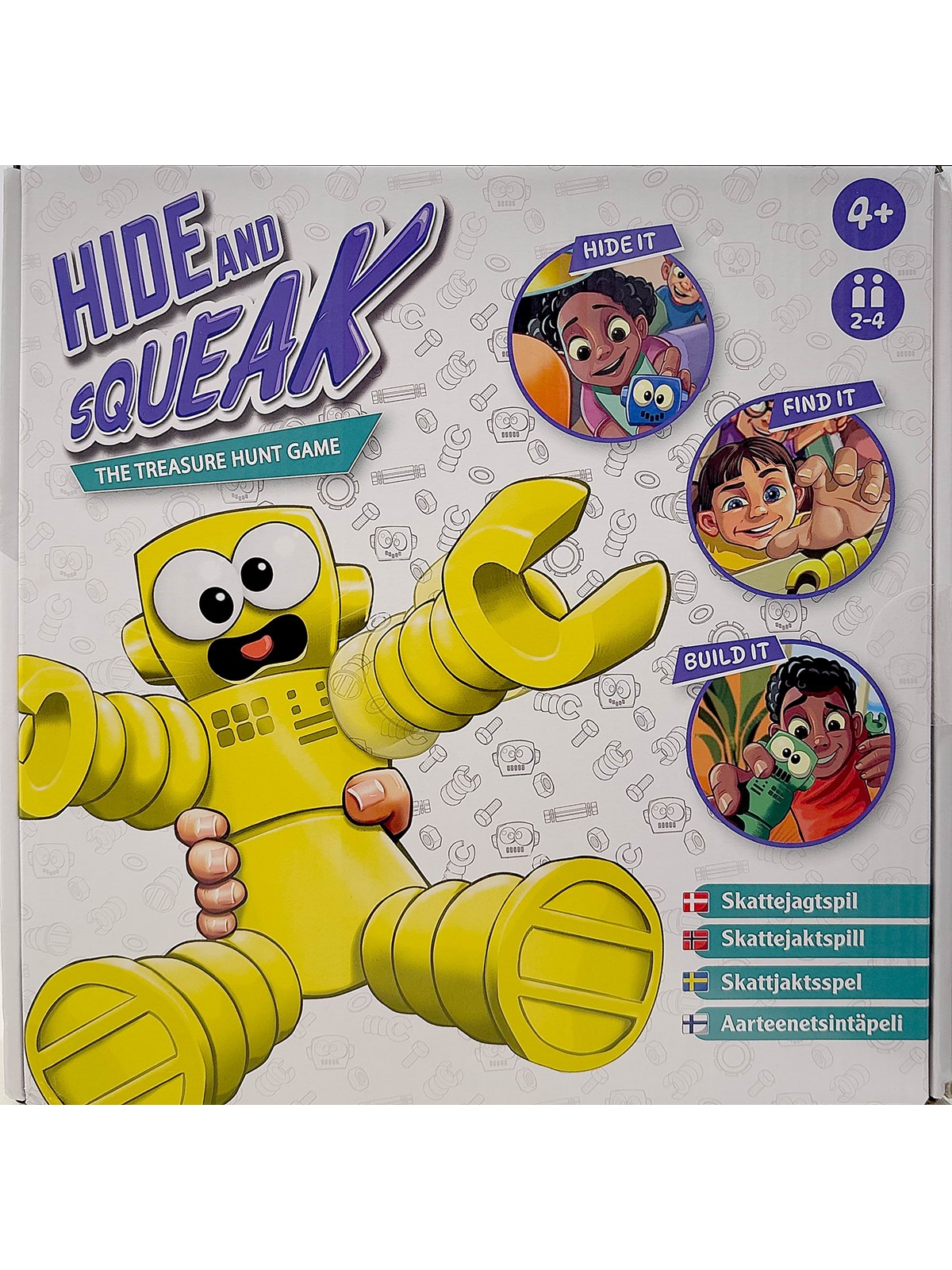 Liniex Hide And Squeak Robot Game - Brettspiele - 70122