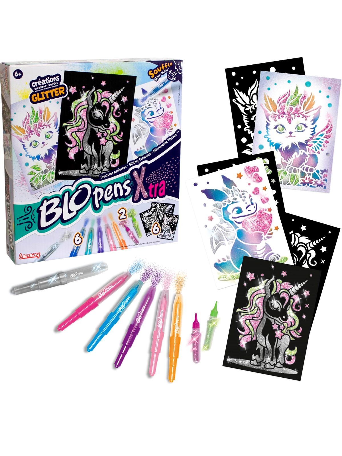 Blopens Xtra Glitter Creatures - Kreativ Spiele - 40353