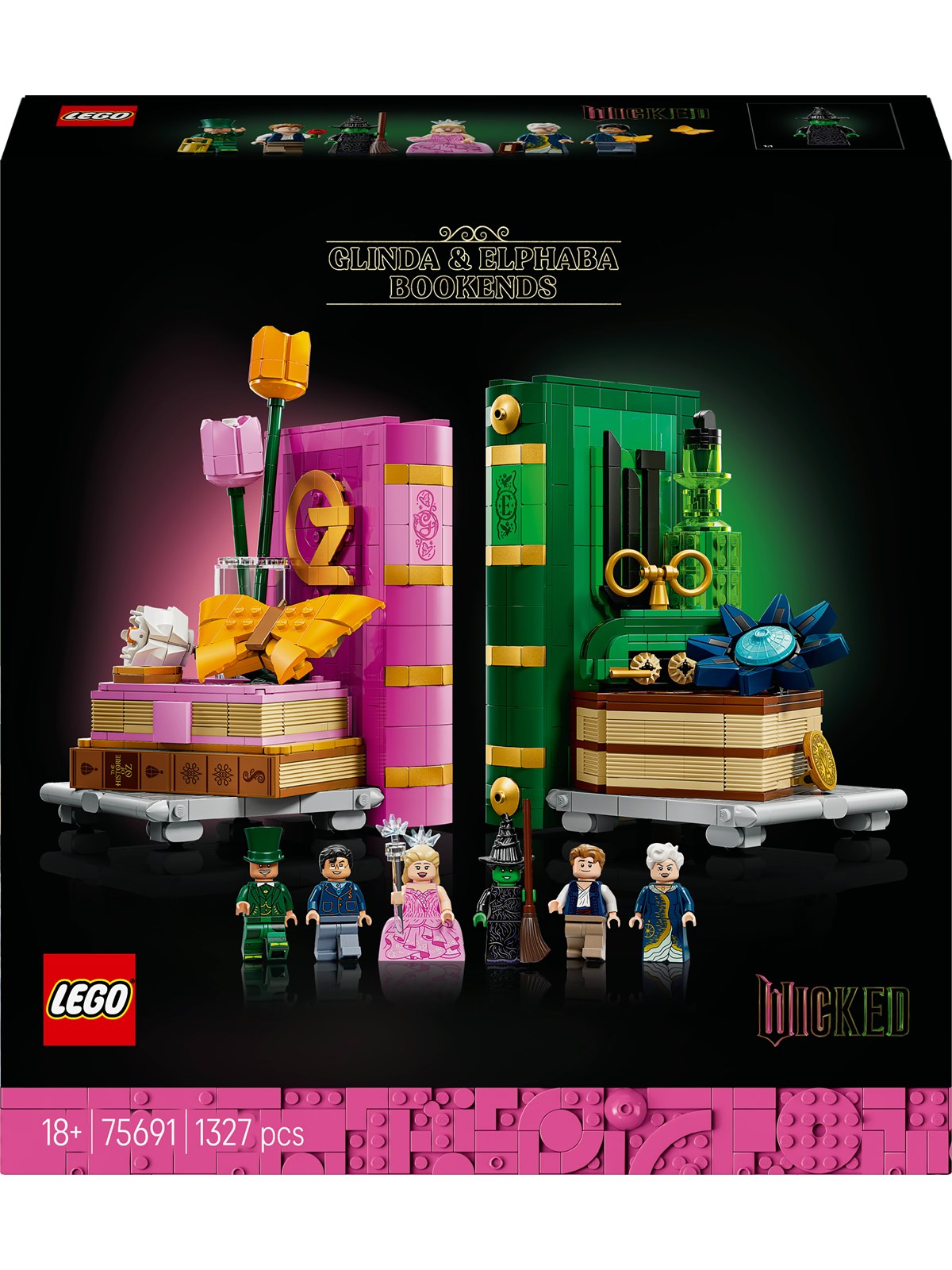 Lego Wicked 75691 Glinda Und Elphaba Bücherstützen