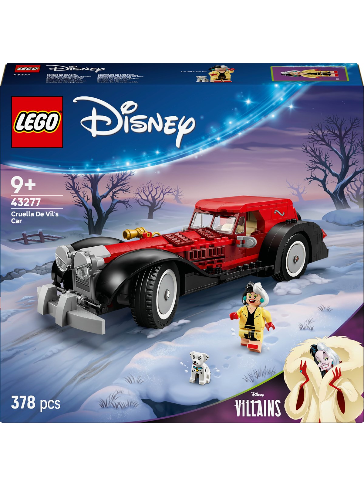 Lego Disney 43277 Cruella de Vils Auto