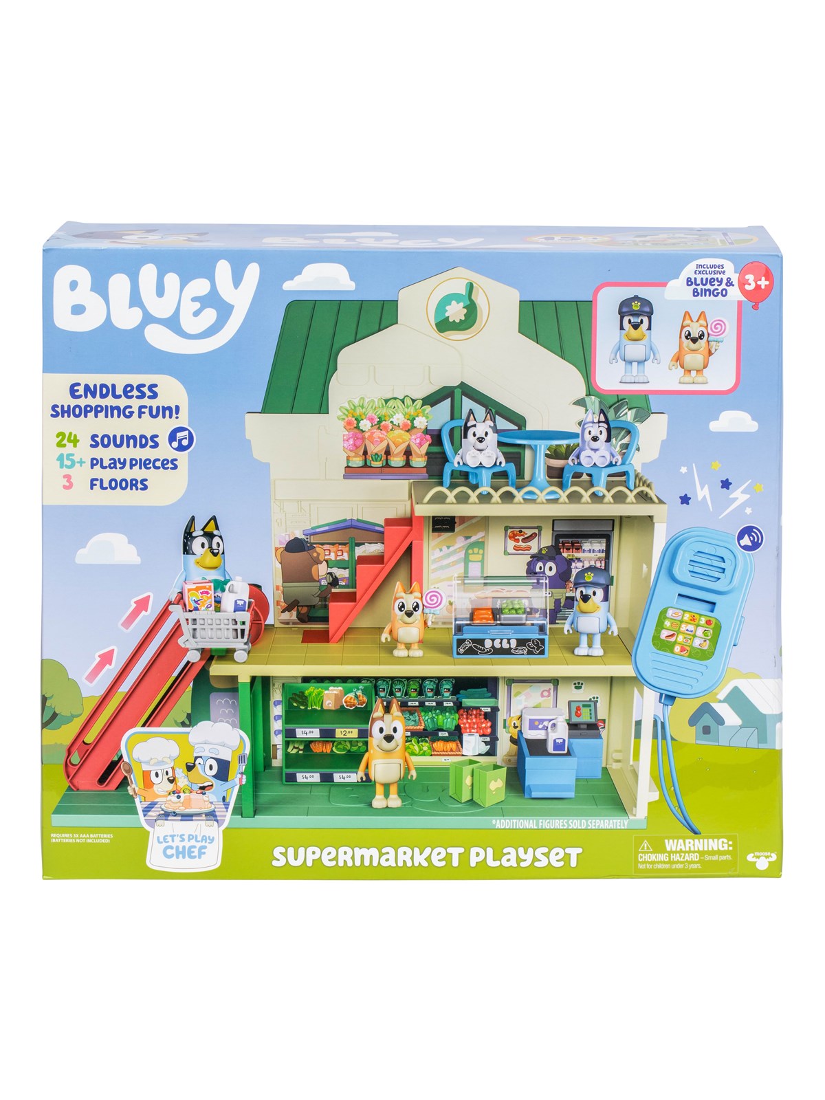 Bluey Supermarket Playset - Spielsets - 90328