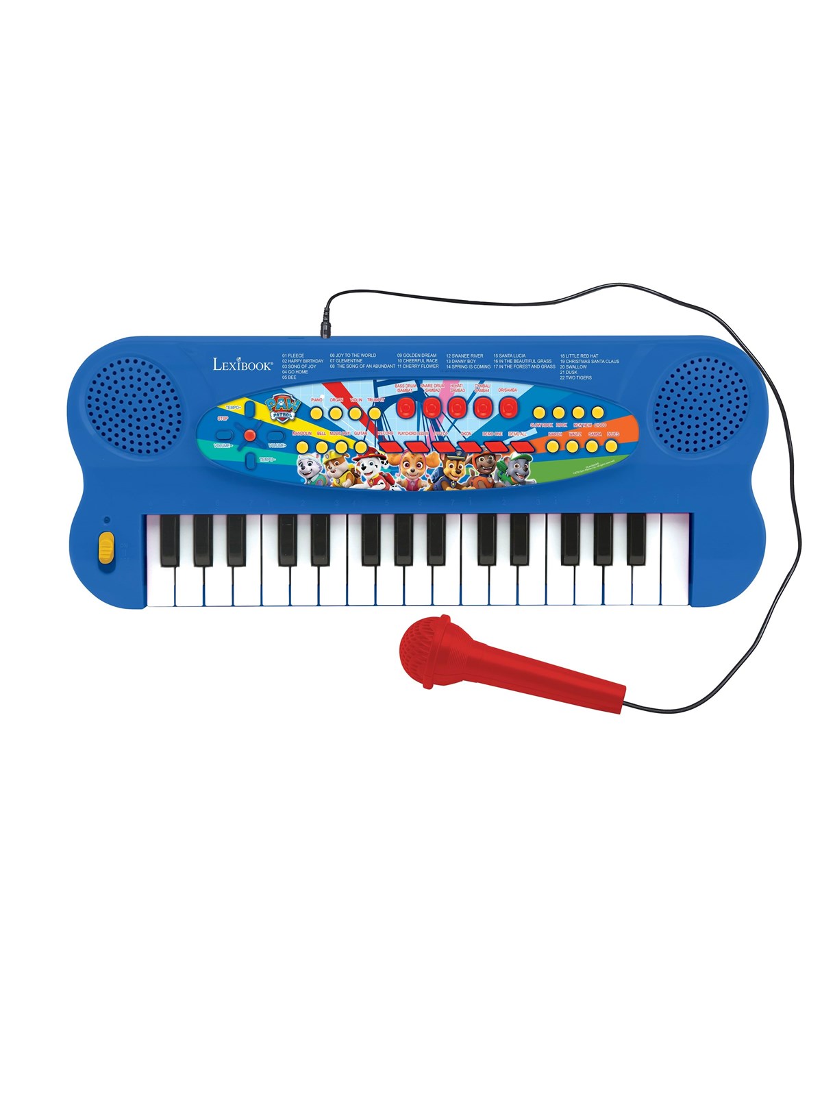 Paw Patrol Electronic Keyboard With Mic (32 Keys) - Musik - 90242