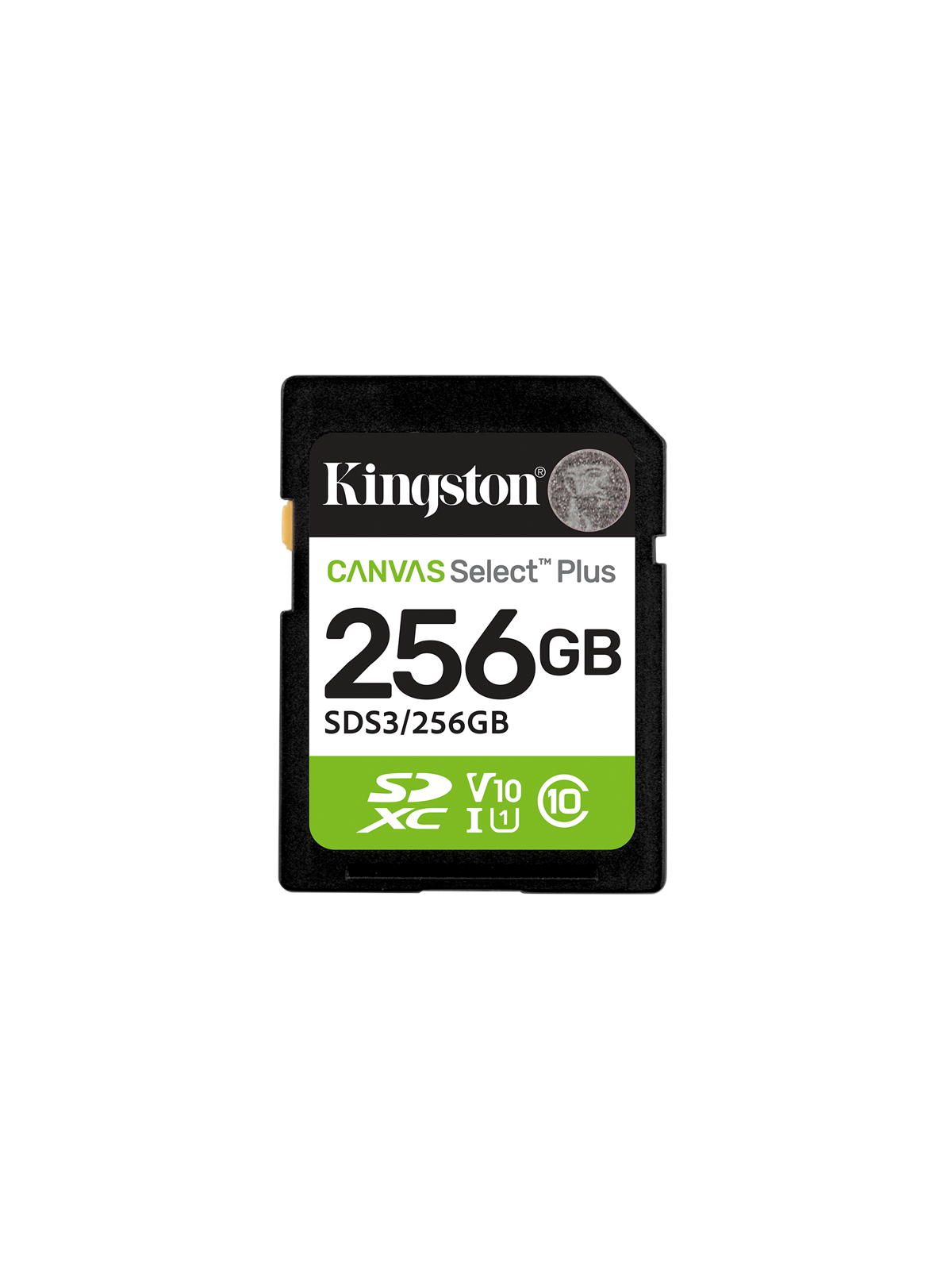 Kingston Canvas Select Plus Gen3 Sdxc - 150mb/s - 256gb - Speicherkarten - Sds3/256gb
