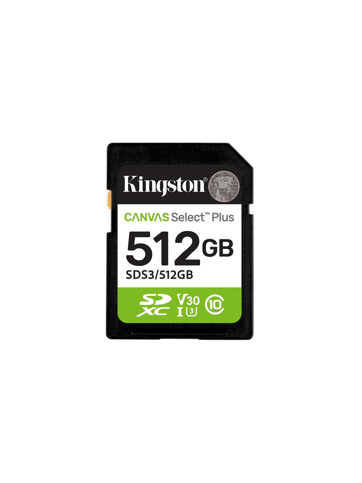 Kingston Canvas Select Plus Gen3 Sdxc - 150mb/s - 512gb - Speicherkarten - Sds3/512gb
