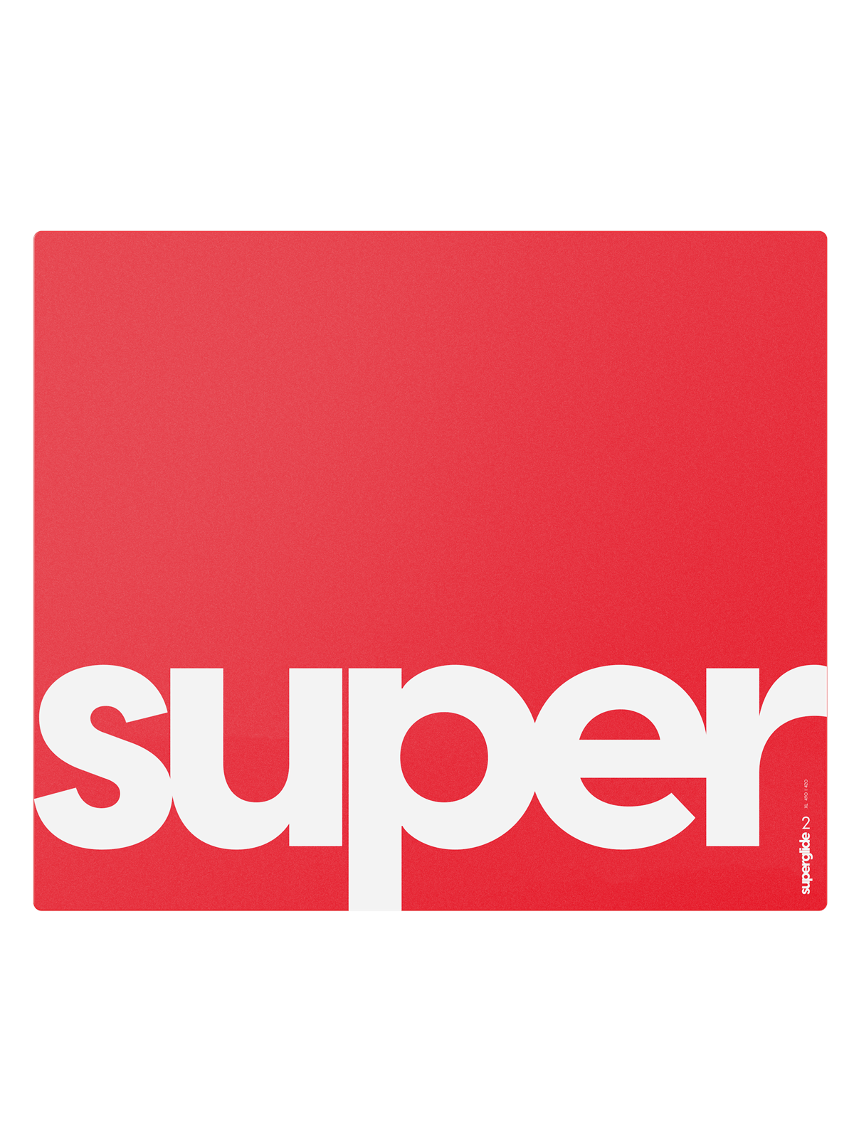 Pulsar Superglide Glas-mauspad V2 - XL - Rot - Mauspads Zubehoer - Sgpxlr2