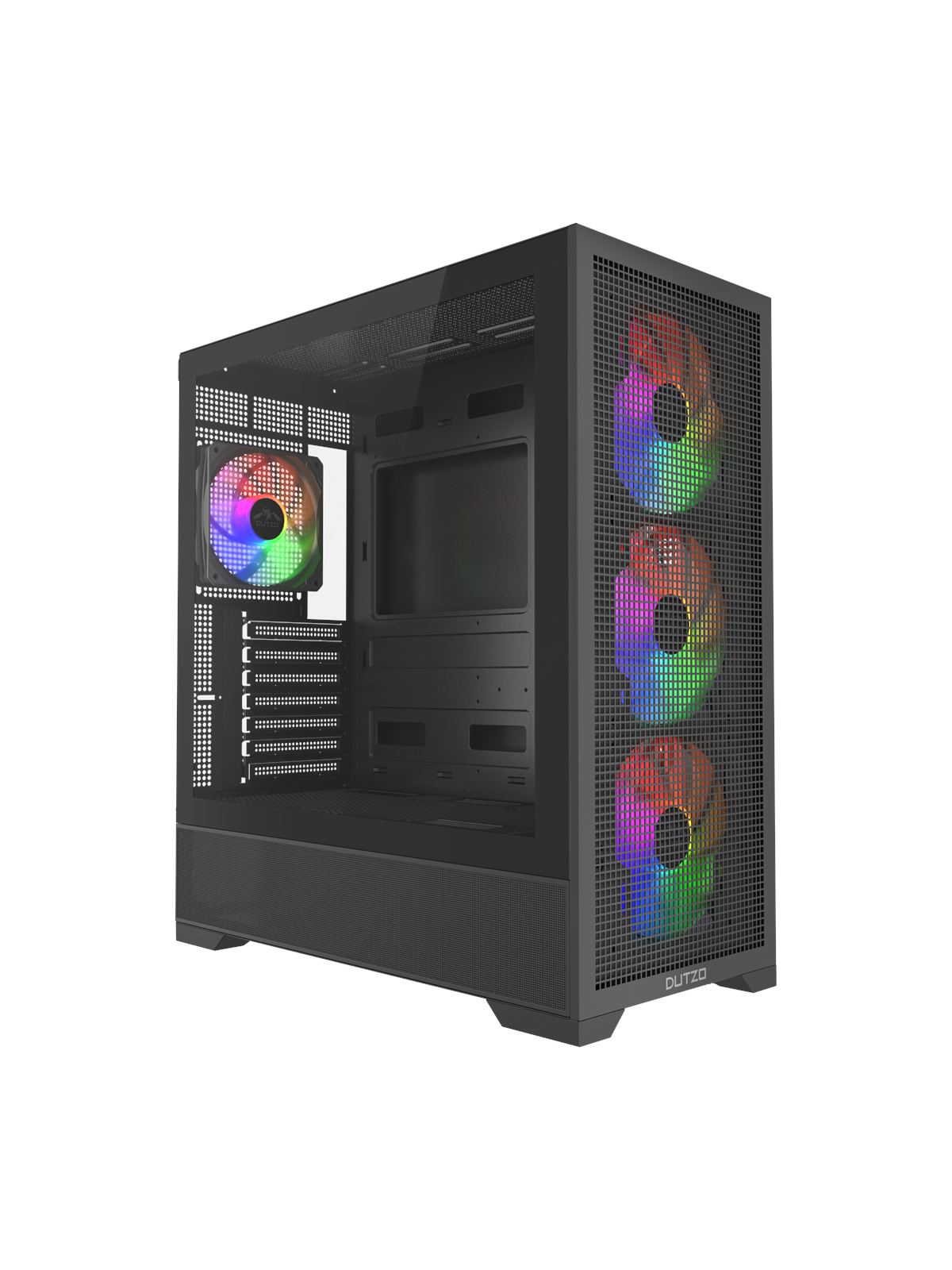 Dutzo C740 Airflow Argb - Gehäuse - Miditower - Schwarz - Gehaeuse - C740_Air_Argb-b