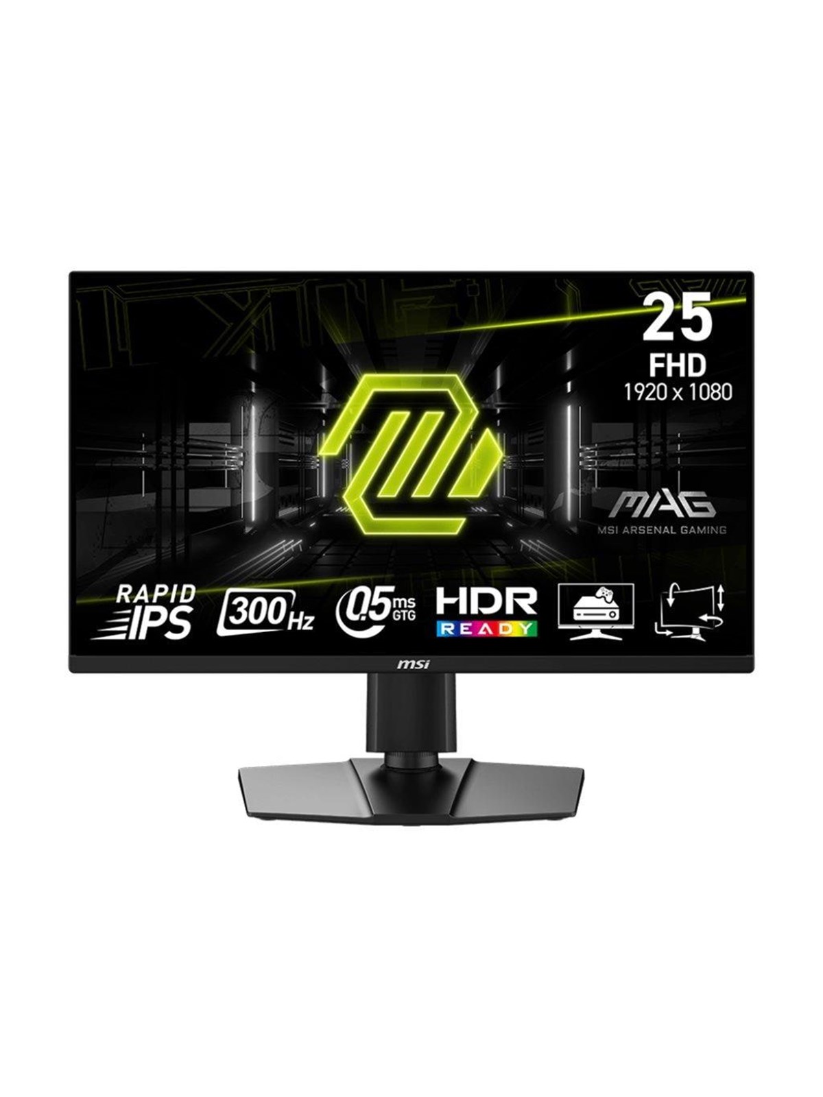 24,5" Msi Mag 255pxf - 1920x1080 (Fhd) - 300hz - Ips - Bildschirm
