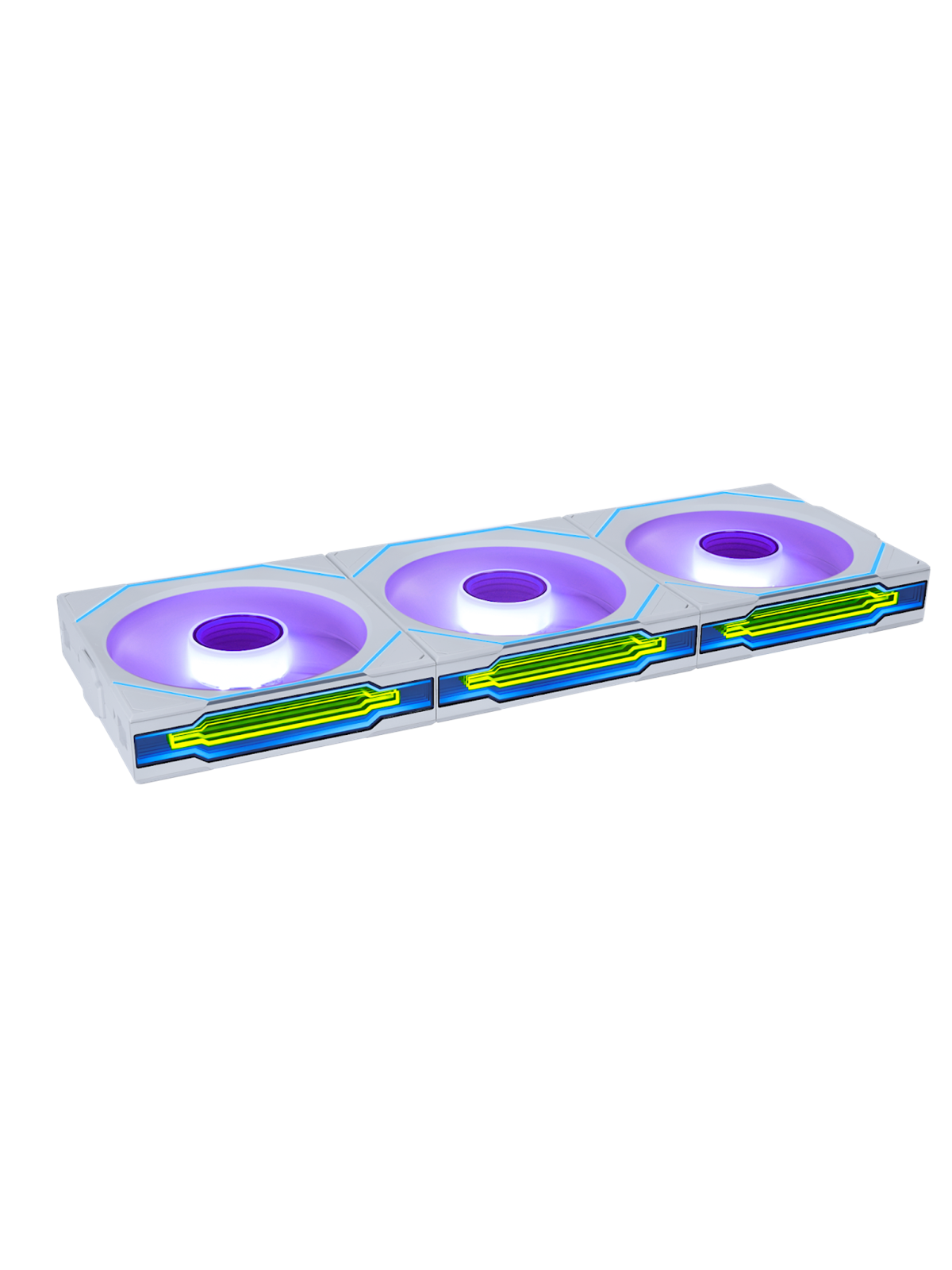 Lian Li Uni Fan Inf 120 (3-pack) - Reverse Blade - Gehäuselüfter - 120mm - Weiß Mit Rgb-beleuchtung - 32 Dba - Gehaeuseluefter - G99.12rslin3w.00
