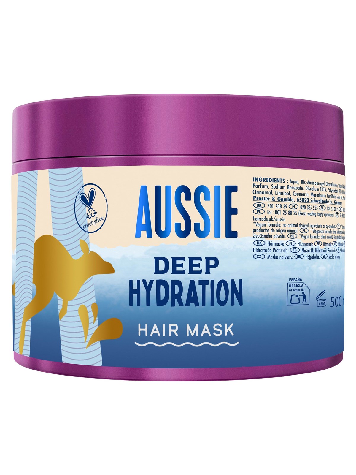 Aussie Deeepmoisture Hair Mask - 500ml - Haircare - 8700216890106