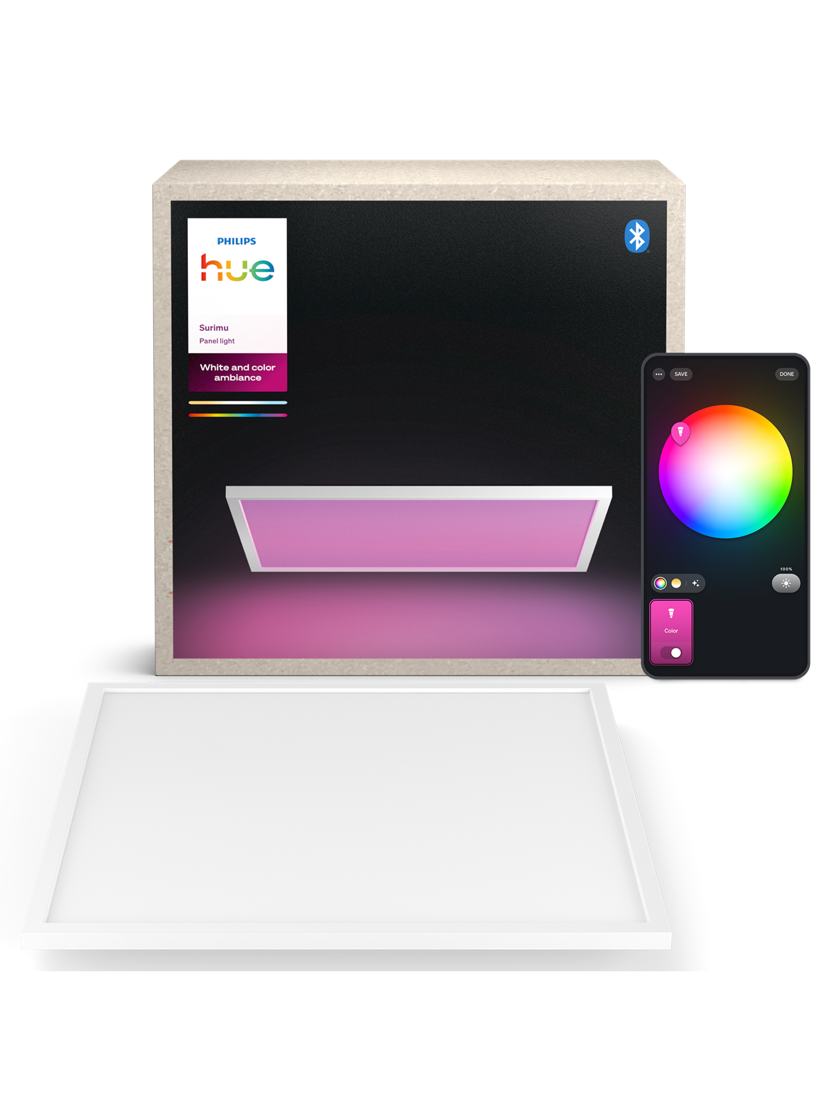 Philips Hue Wca Surimu Panel Rectangular 60 x 60 cm, 60w - Smart Home - 929002966402