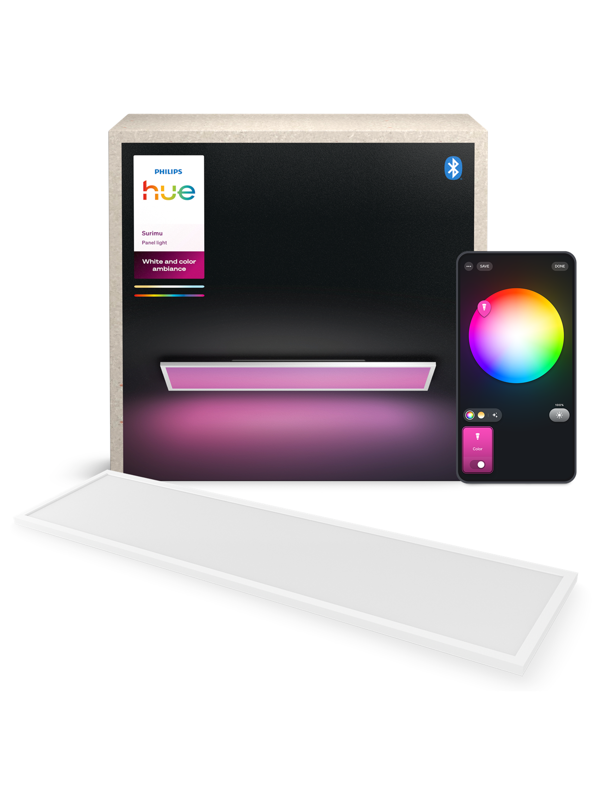 Philips Hue Wca Surimu Panel Rectangular 120 x 30 cm, 60w - Smart Home - 929002966502