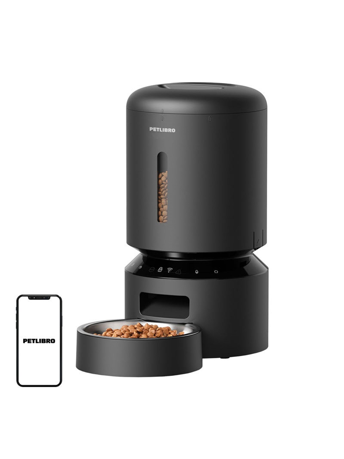 Petlibro Granary Wifi Feed Dispenser 5L Black - Katzen - Pl-af103-34b