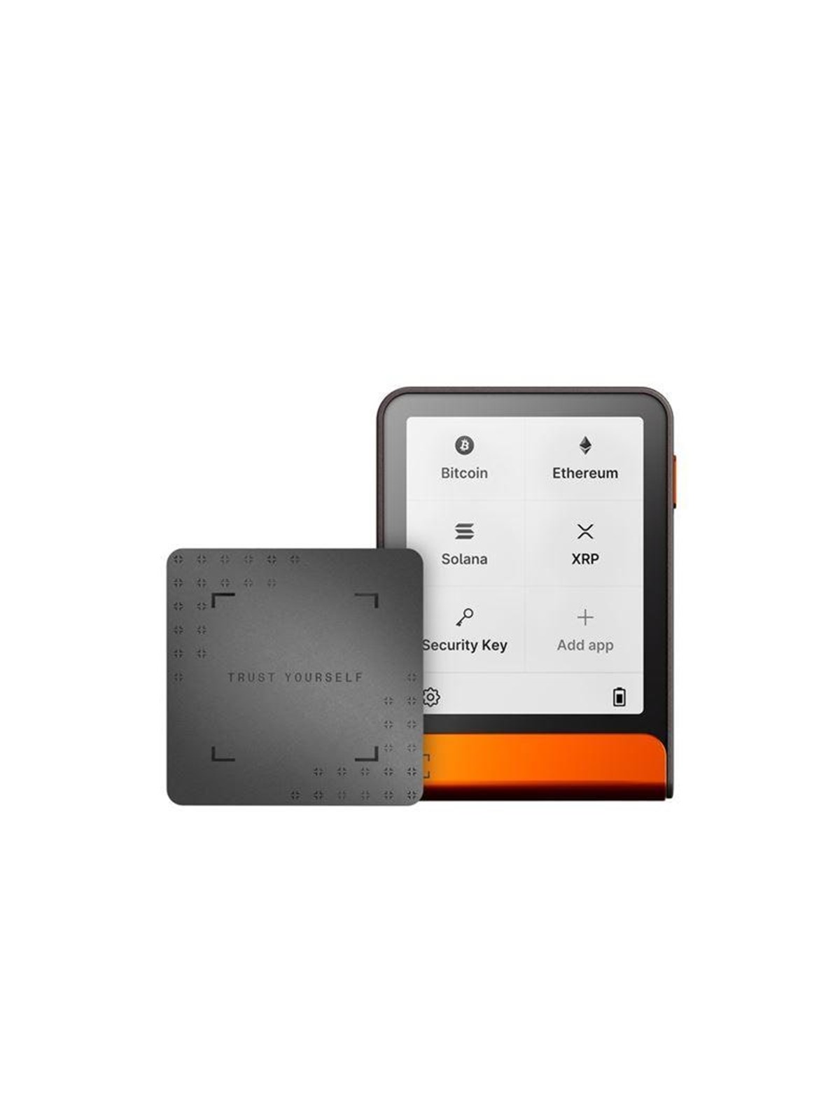 Ledger Flex Orange Crypto Hardware Wallet With Recovery Key - Handys Anderes Zubehoer - Ledgerflex-orange-rk