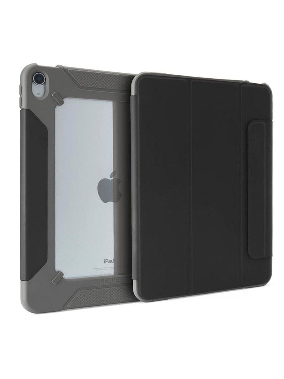 Pipetto Shield 360 Folio Case Black - Ipad (A16) / Ipad (2022) - Tablets Cover Case - P073-49-v
