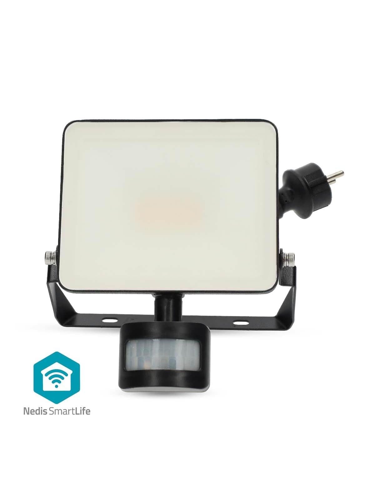 Nedis Smartlife Outdoor Light Motion Sensor 1620 lm Wi-fi 20 W Warm to Cool White 3000 - 6500 K Aluminum Android / Ios - Smart Home - Wifilofs21fbk