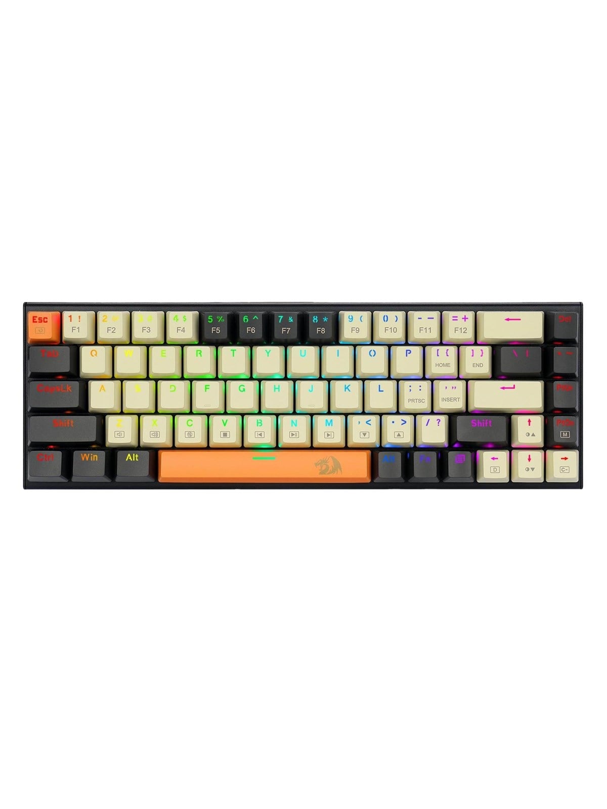 Redragon K633cgo-rgb Ryze Keyboard - Gaming Tastaturen - Englisch (US) - Schwarz