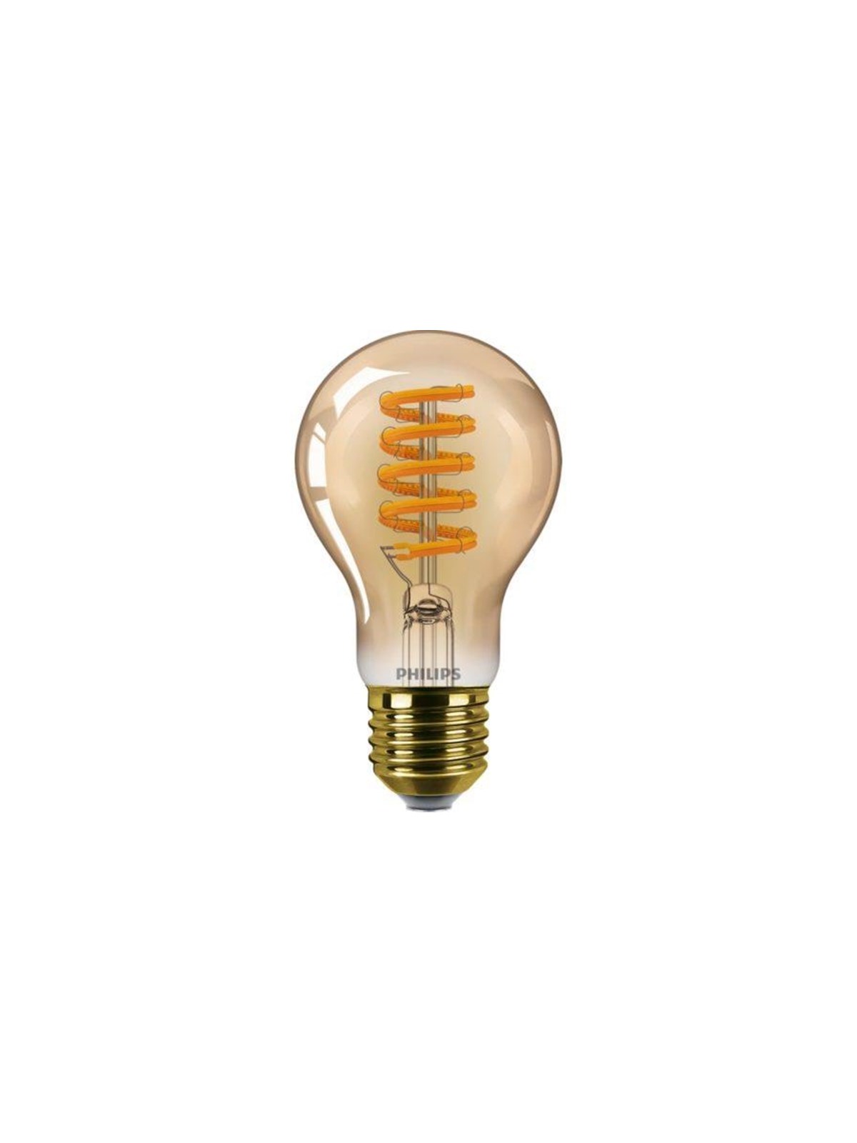 Philips Led-lampe Vintage A60 640lm 7W(50w) Warmglow Dimmable Amber E27 - Led Birnen - 929003806901