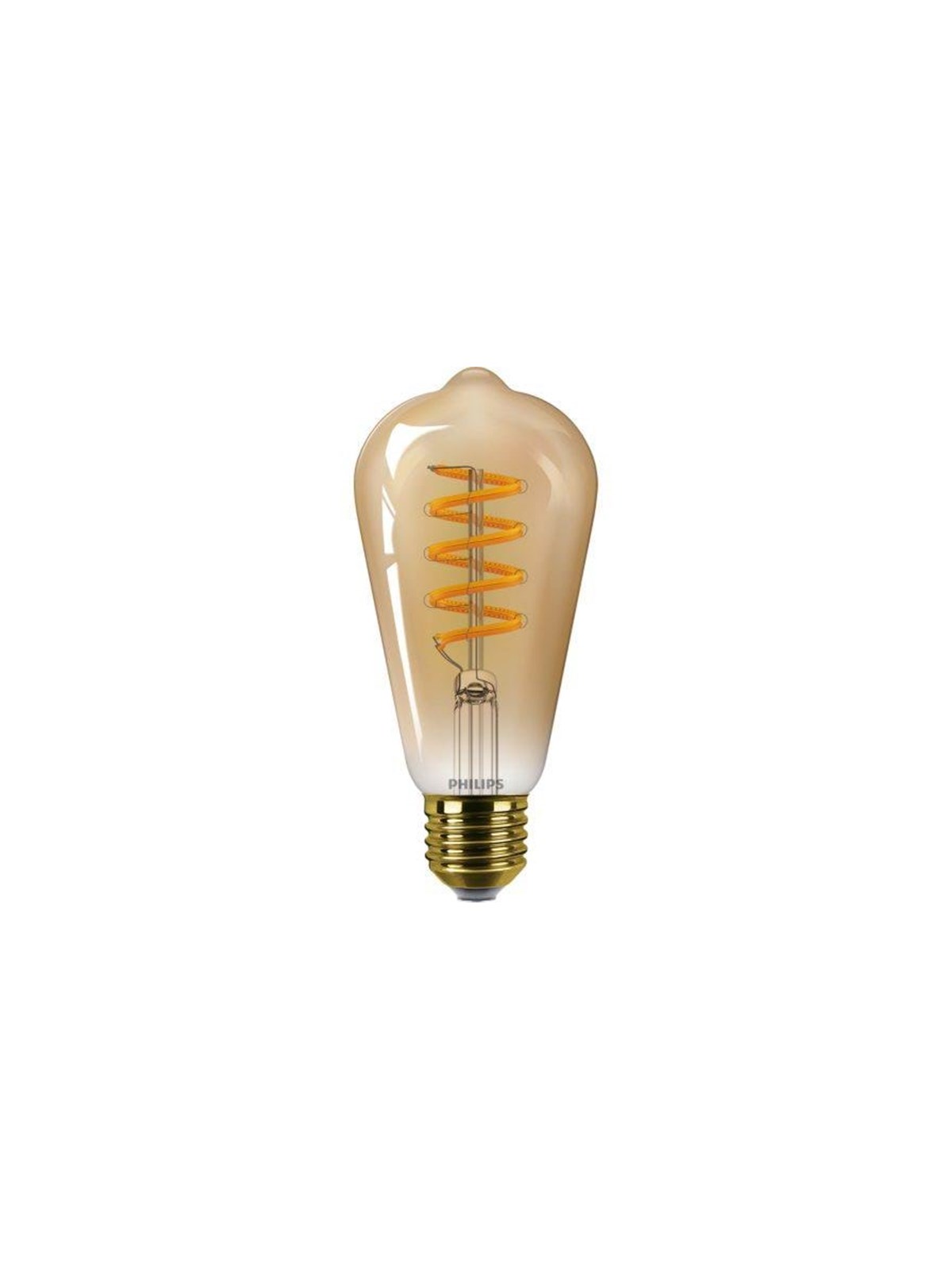 Philips Led-lampe Vintage St64 640lm 7W(50w) Warmglow Dimmable Amber E27 - Led Birnen - 929003807001