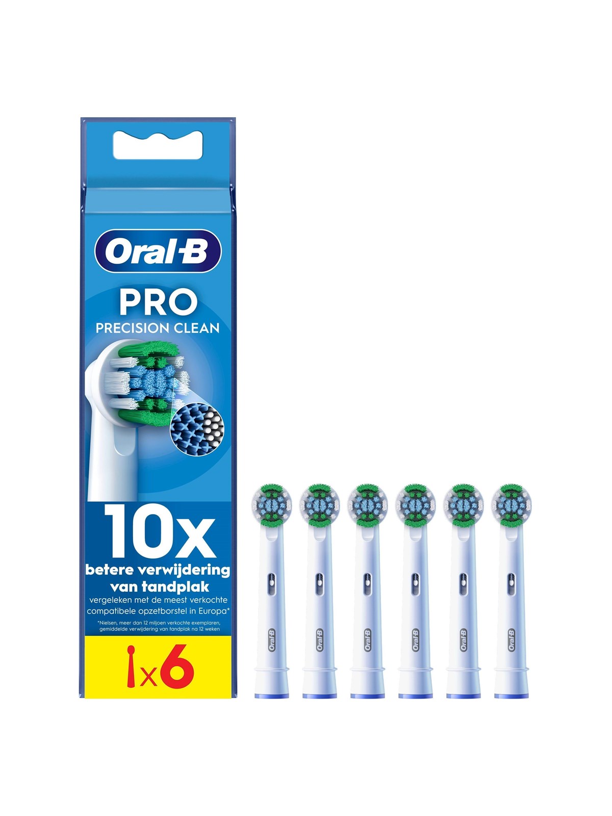 Oral-b Bürstenköpfe Precision Clean - 6 Pcs - Elektrische Zahnbuersten - 8006540894088