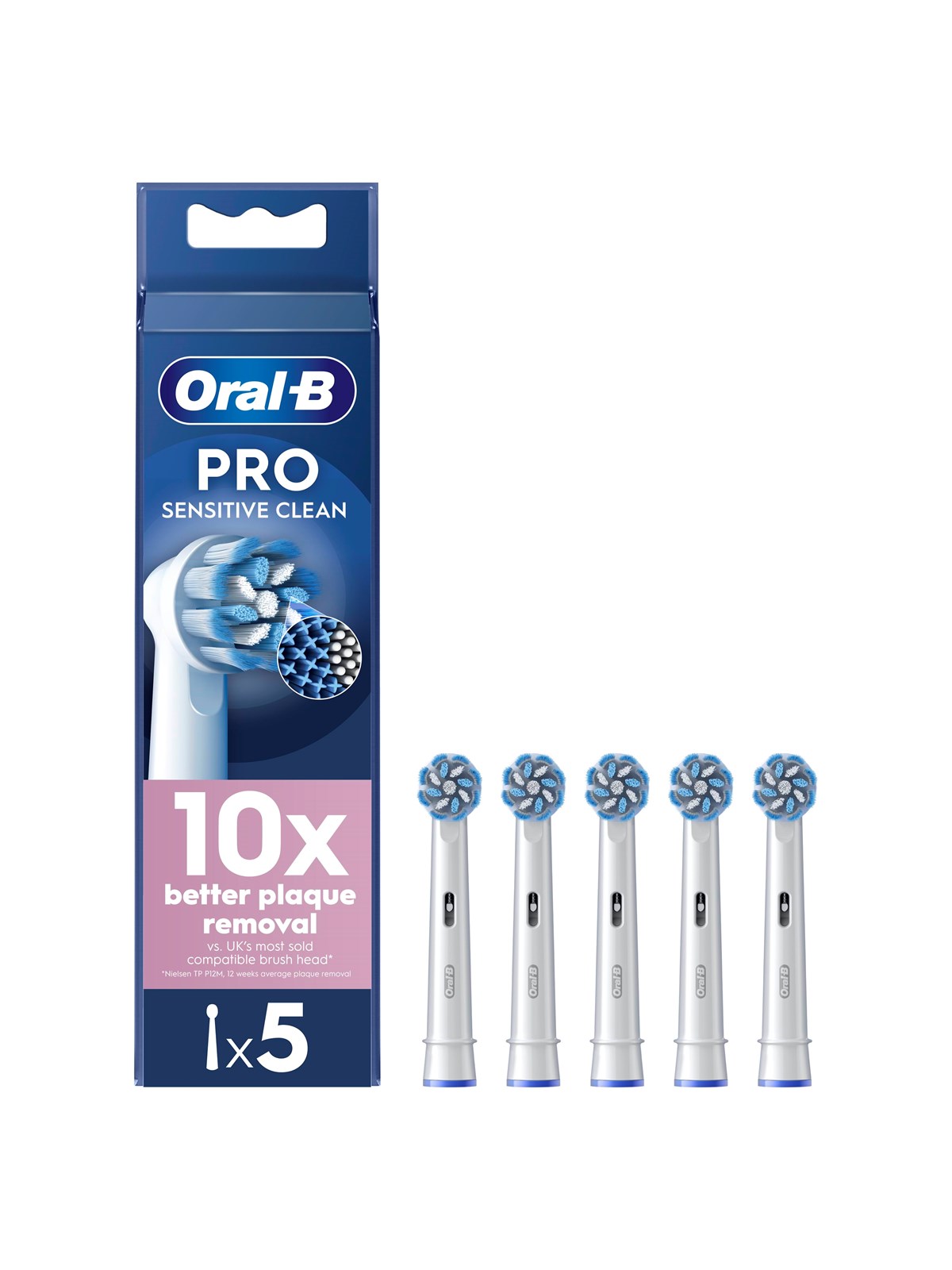 Oral-b Bürstenköpfe Sensitive Clean & Care - 5 Pcs - Elektrische Zahnbuersten - 8006540892367