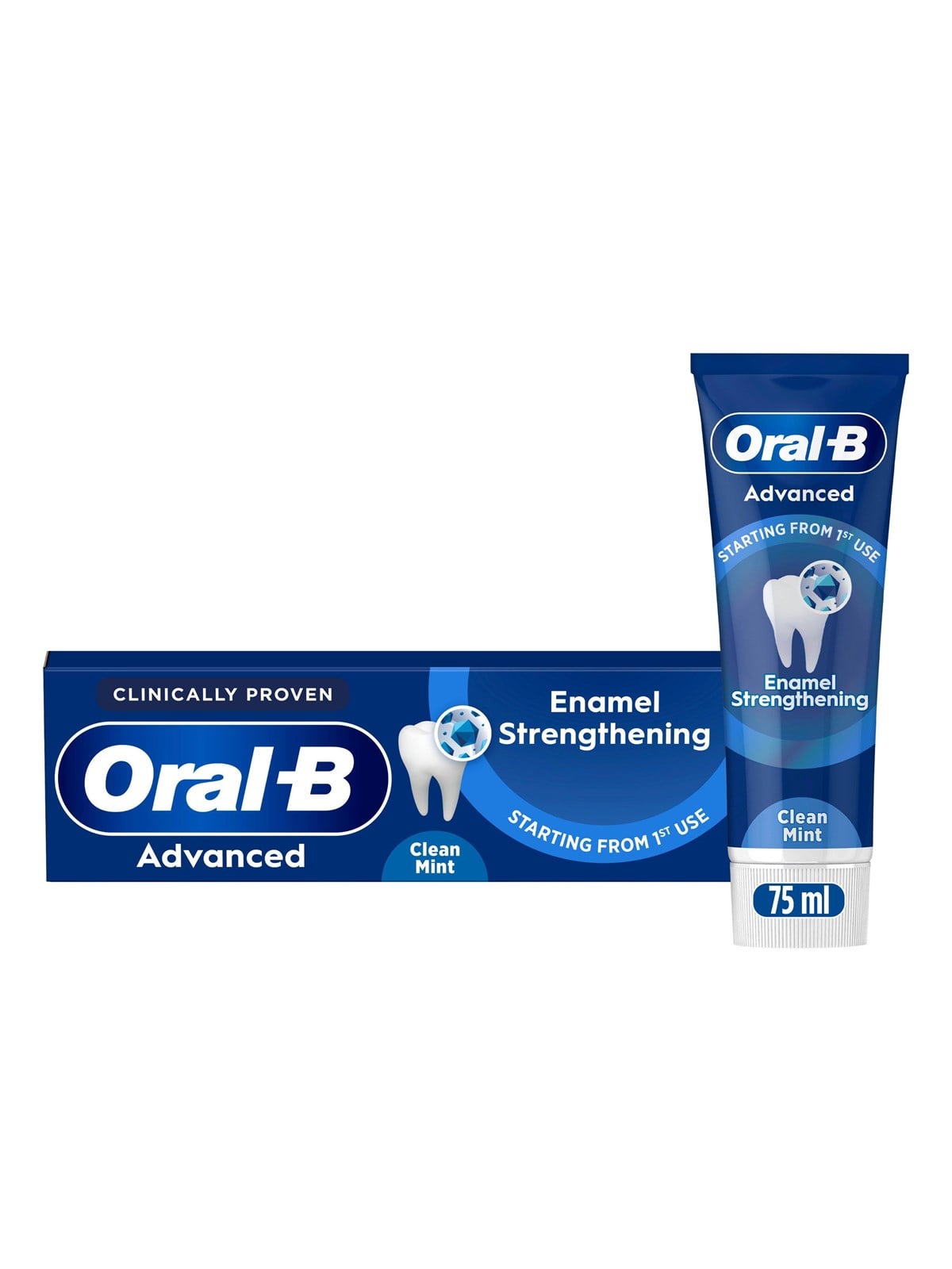 Oral-b Zahnpasta Enamel Strengthng - 75ml - Elektrische Zahnbuersten - 8700216667166