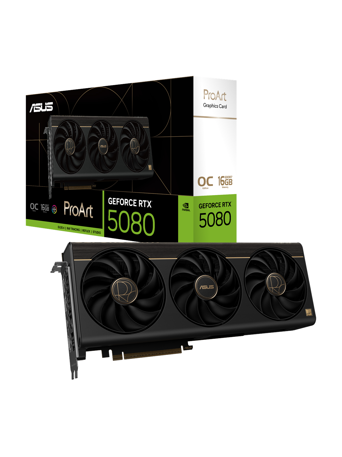 Asus Geforce Rtx 5080 Proart OC - 16gb Gddr7 Ram - Grafikkarte - 90yv0n30-m0na00