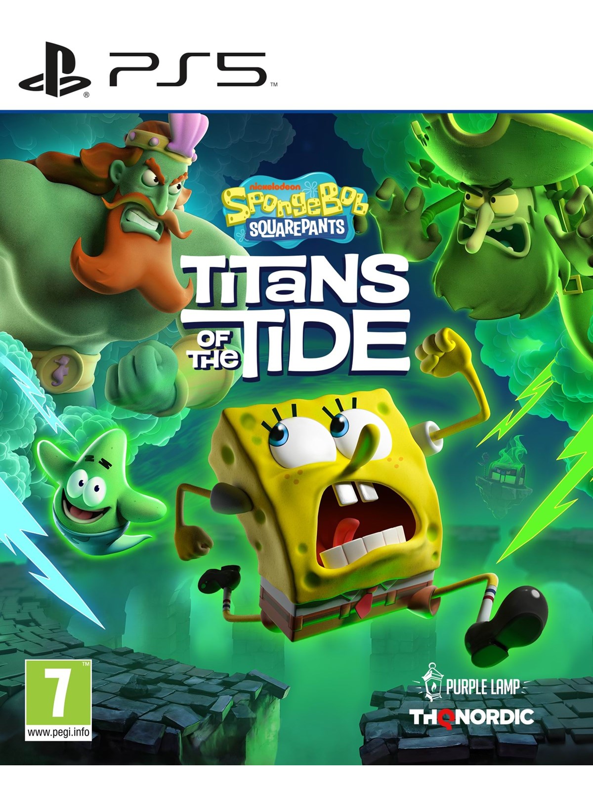 Spongebob Squarepants: Titans of The Tide - Sony Playstation 5 - Plattform - Pegi 7 - Spiele - 9120131603237