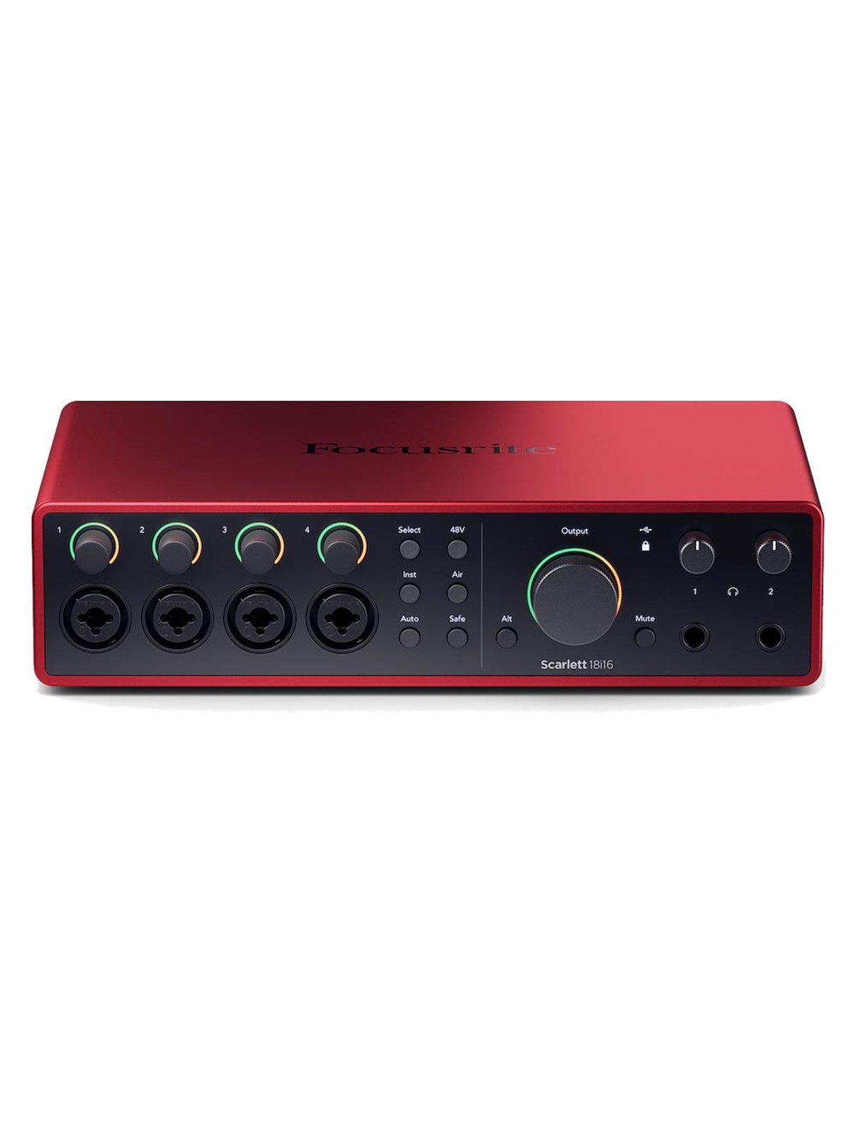 Focusrite Scarlett18i164th Gen - 18-in/16-out Audio Interface - Musikinstrumente DJ Ausstattung - 610479