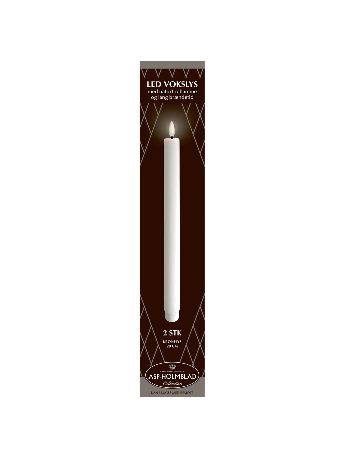 Asp-holmblad Led-wachs-dinnerkerze - Einrichtung - 99508