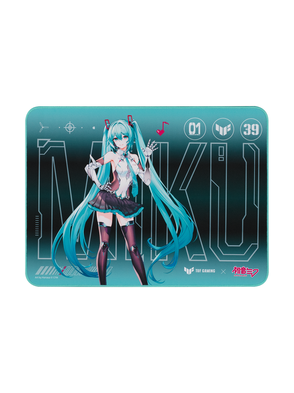 Asus Tuf Gaming P1 - Hatsune Miku Edition - Mauspads Zubehoer - 90mp04c0-bpua00
