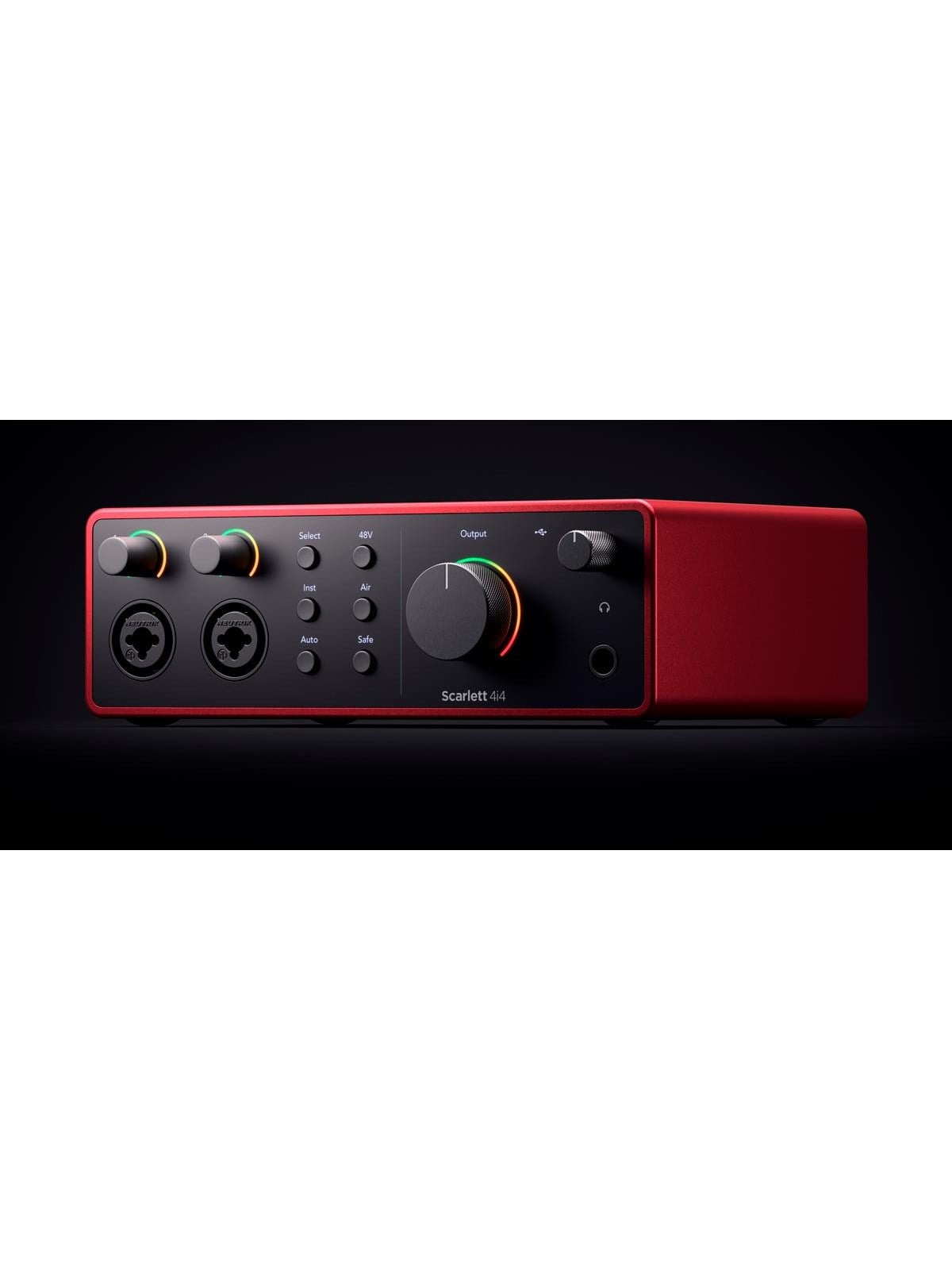 Focusrite Scarlett4i44th Gen - 4-in/4- Out Audio Interface - Musikinstrumente DJ Ausstattung - 596952