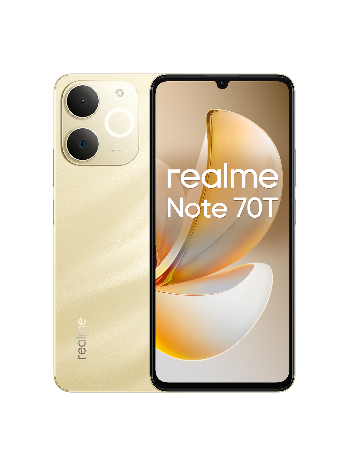 Realme Note 70t 64gb/4gb - Beach Gold - Handys Smartphones - 631011006473