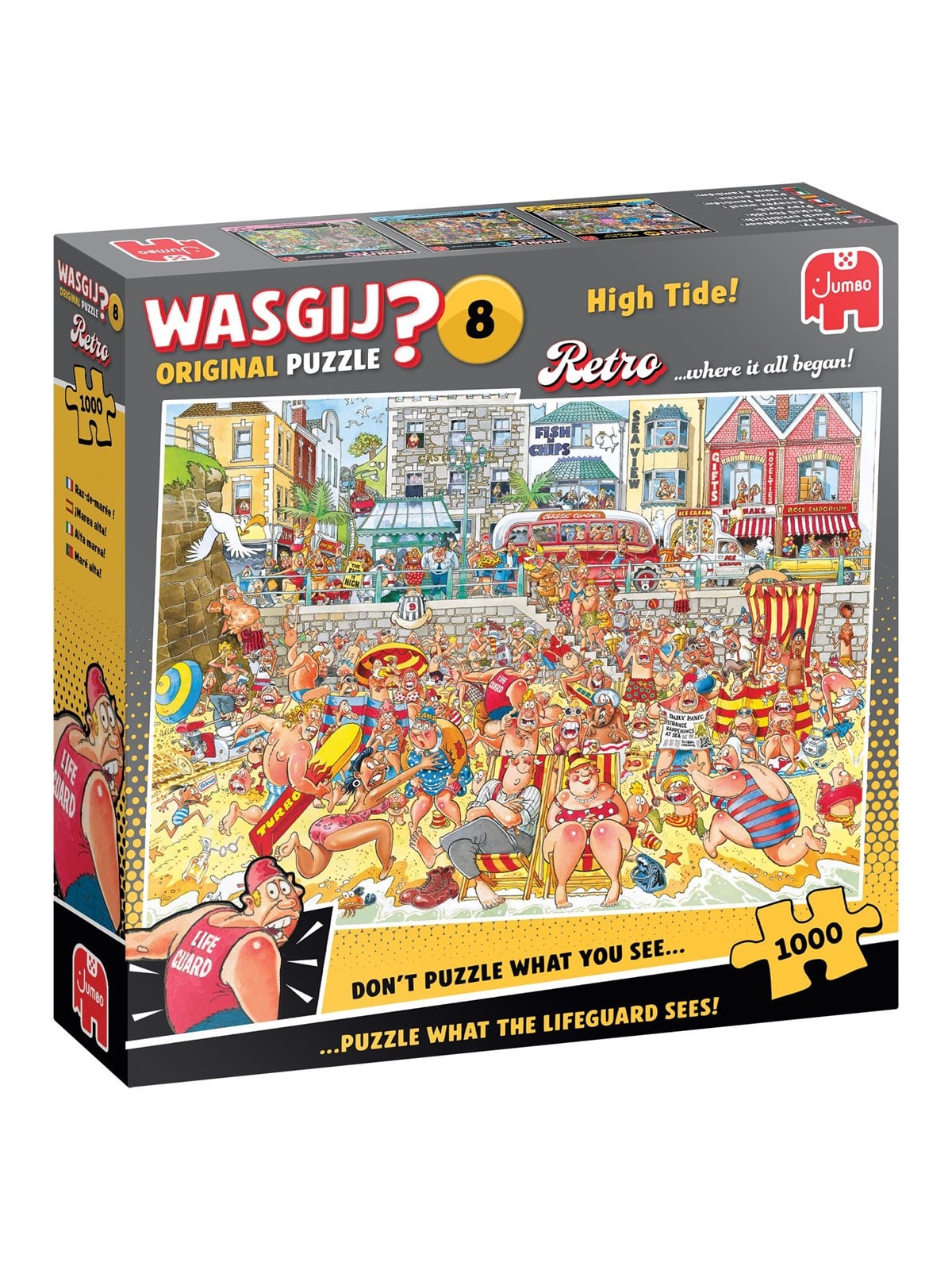 Wasgij Retro Original 8 High Tide! (1000) - Puzzle - 1110100579