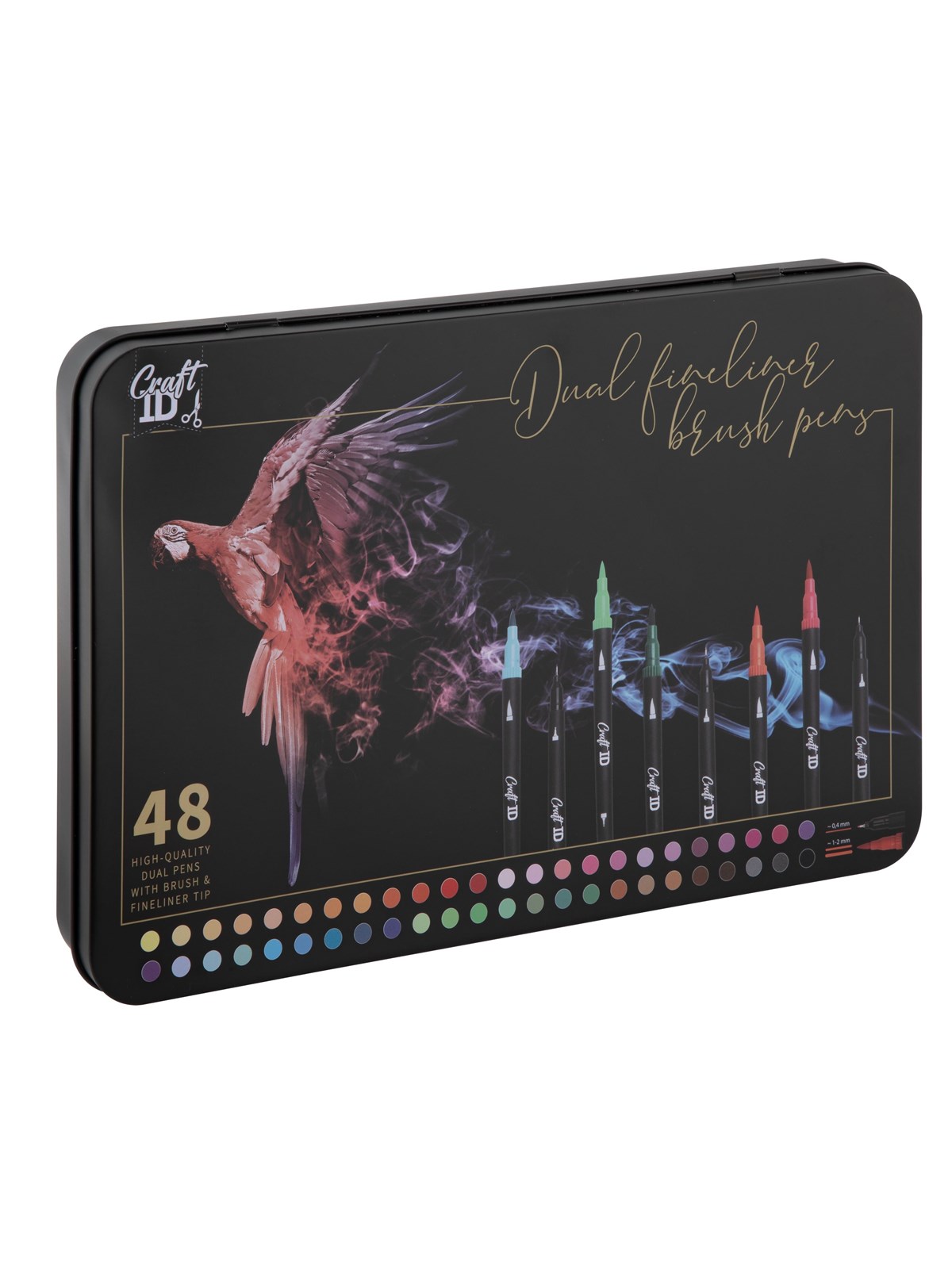 Craft Sensations Colouring Pencil Set 46 Pcs in Box With Magnet - Kunst Handwerk Ausstattung - Cr0500/nt