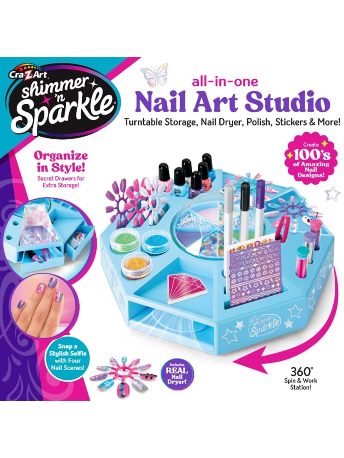 Shimmer n Sparkle All IN One Nail Art Studio - Kreativ Spiele - 65702s