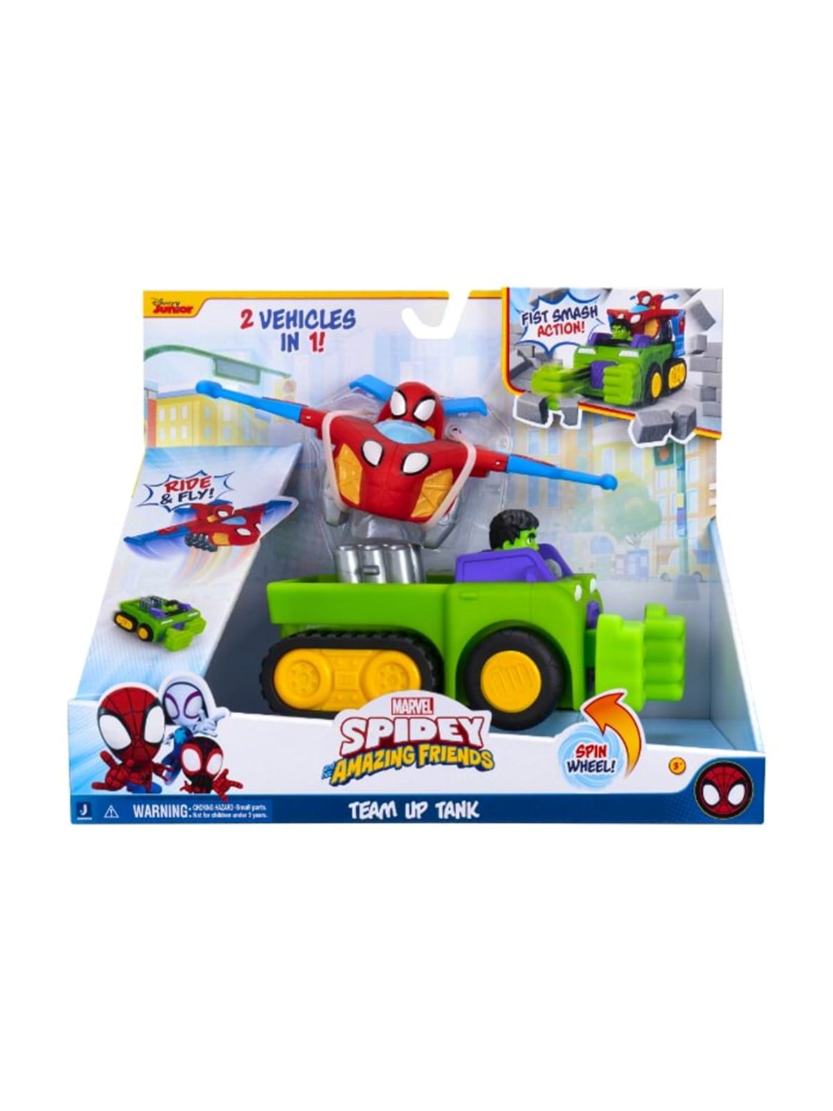 Spidey And His Amazing Friends Spidey Team-up Tank - Spielzeugauto - Snf0323