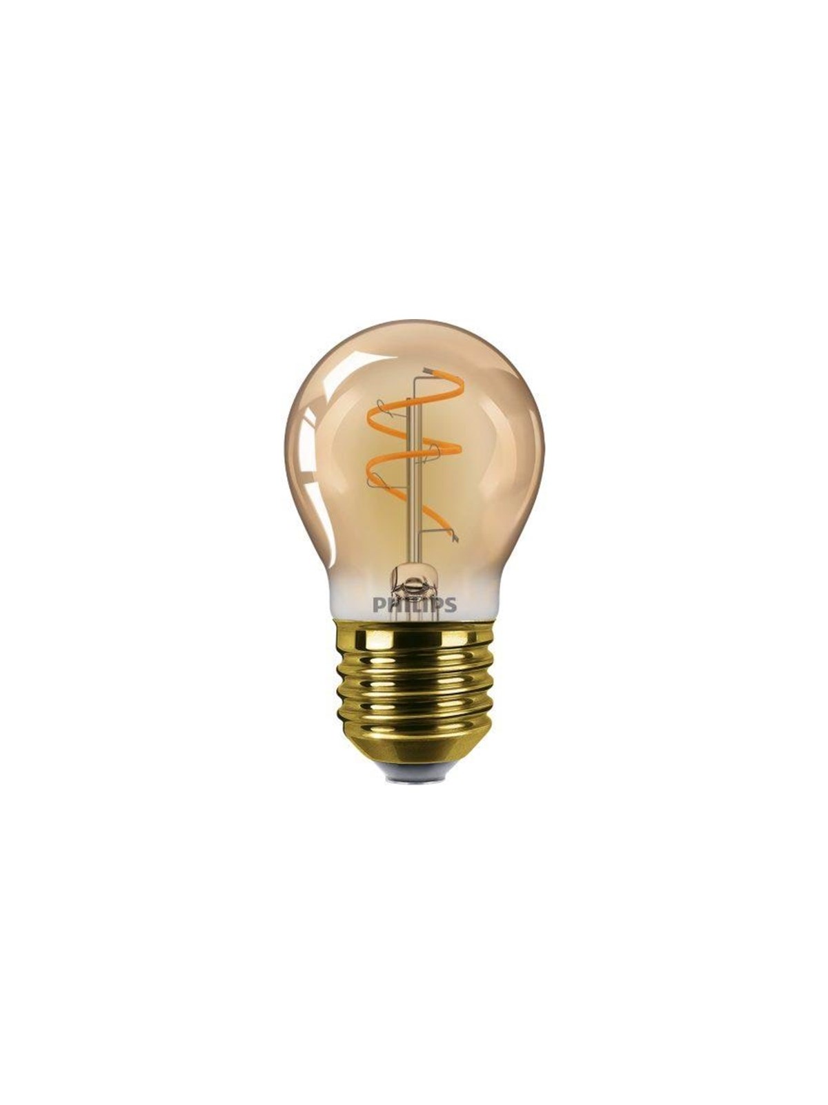 Philips Led-lampe Filament Mini-ball 2.7w/918 (15w) Dimmable Amber E27 - Led Birnen - 929004583901