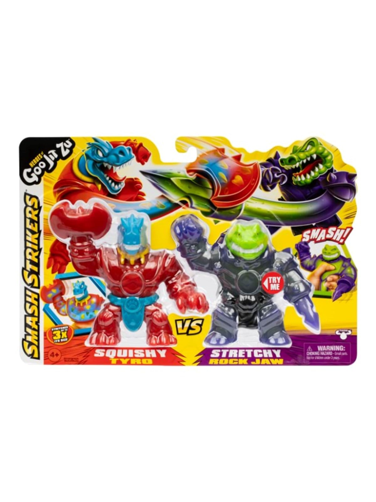 Goo Jit Zu Smash Strikers Tyro VS Rock Jaw - Figuren - 42804